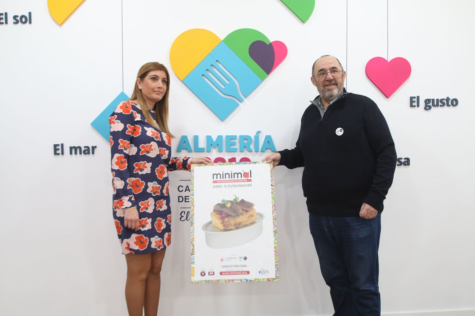 Cocineros de pinchos y tapas de España en ‘Minimal Almería 2019’.