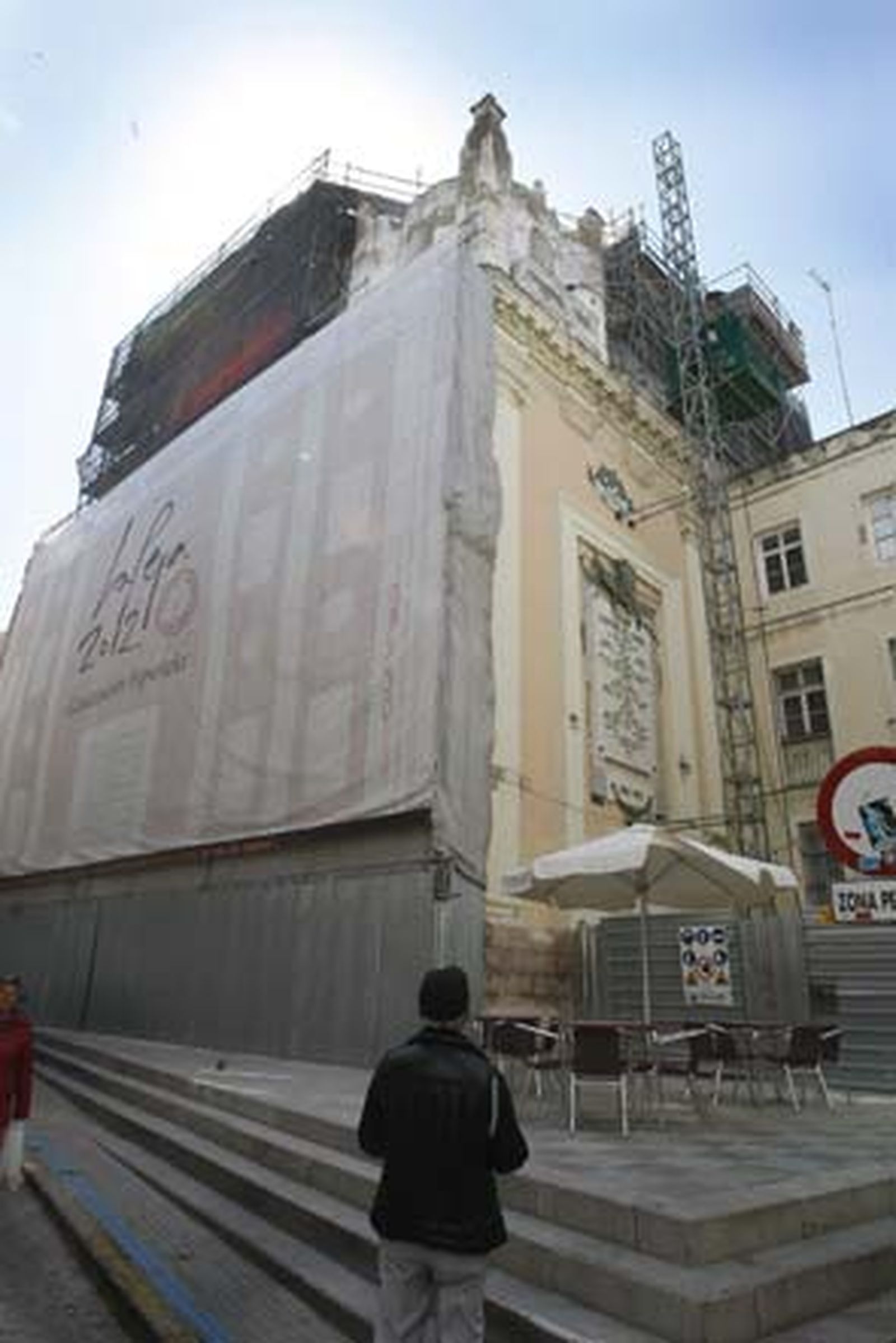 La rehabilitación del templo han descubierto el deficiente estado de conservación en el que se encontraba su estructura

Foto: Jose Braza