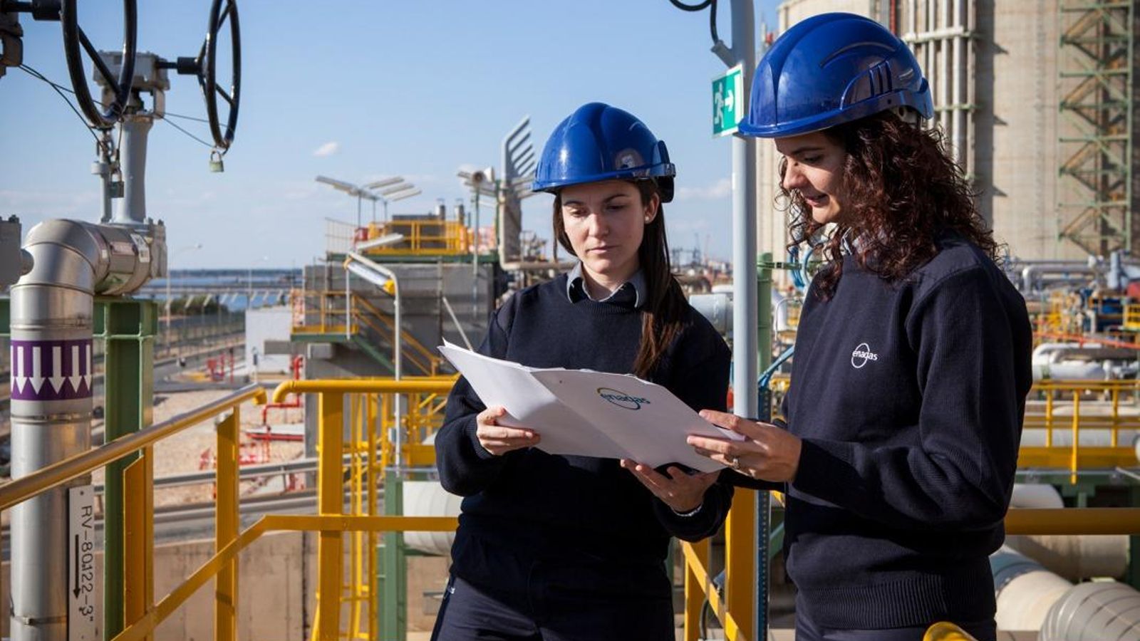 Enagás ha iniciado los trabajos para el despliegue de la red troncal de hidrógeno.