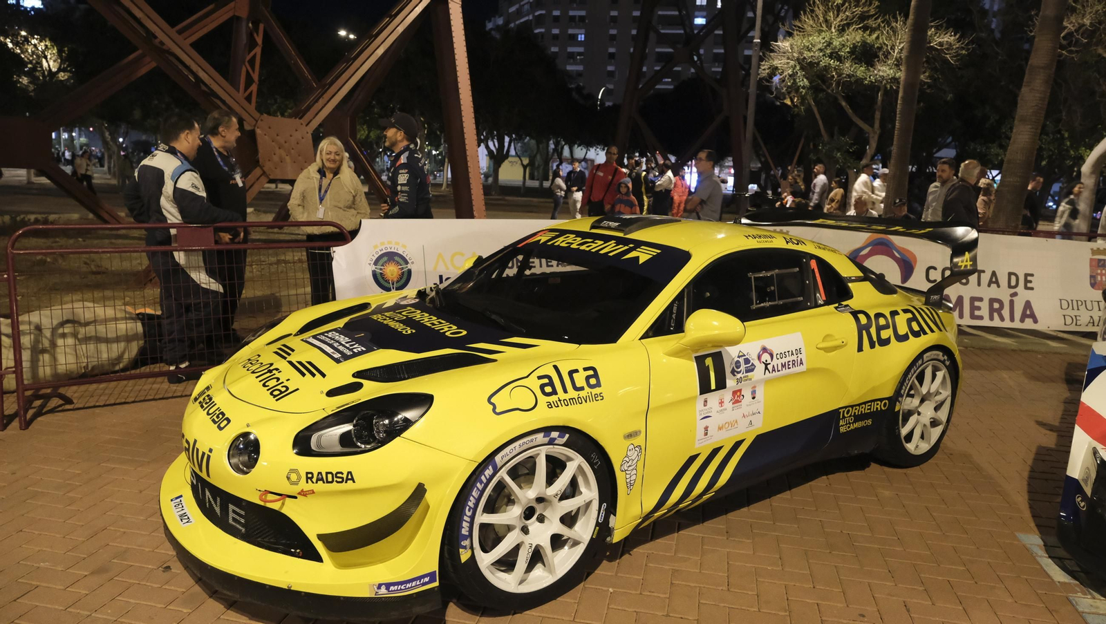 La salida de la 50 edición del Rallye Costa de Almería, en imágenes