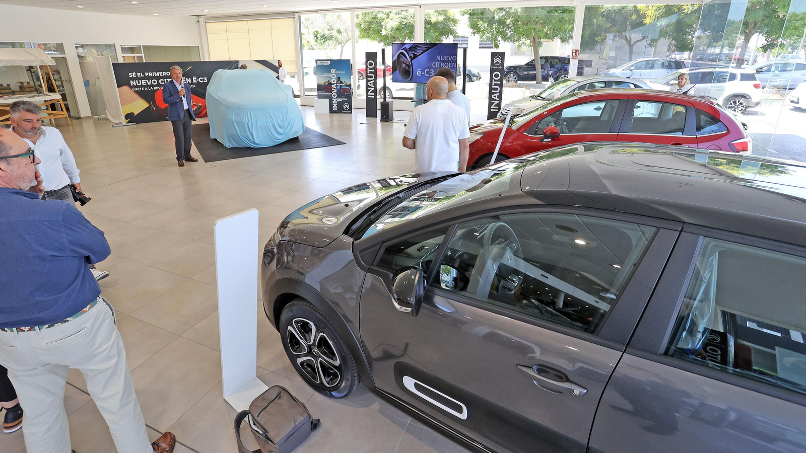 Presentación del nuevo Citroën ë-C3 en el concesionario Inauto Jerez