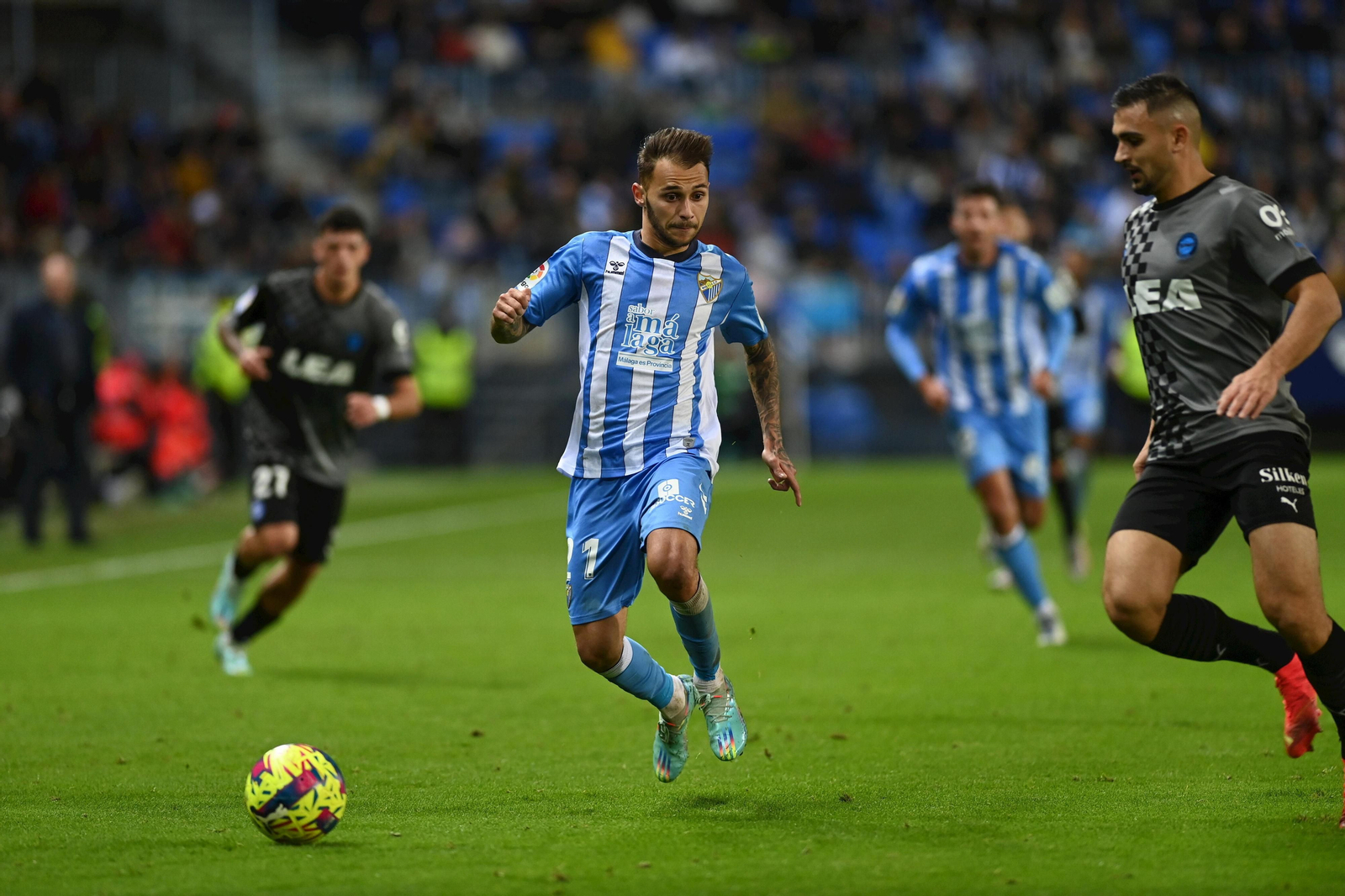 El Málaga CF-Leganés, en fotos