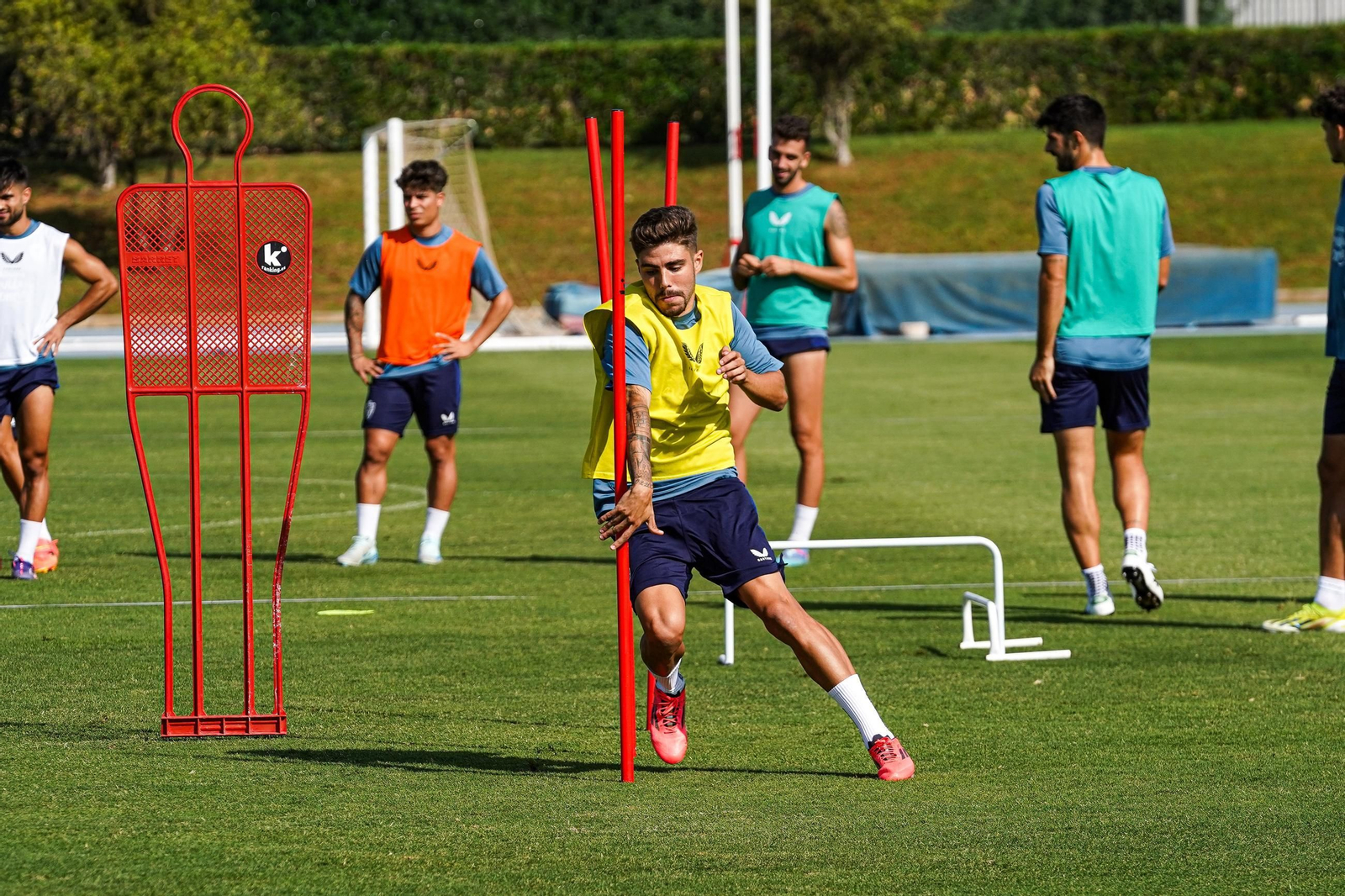 Pozo esquiva picas en una sesión preparatoria