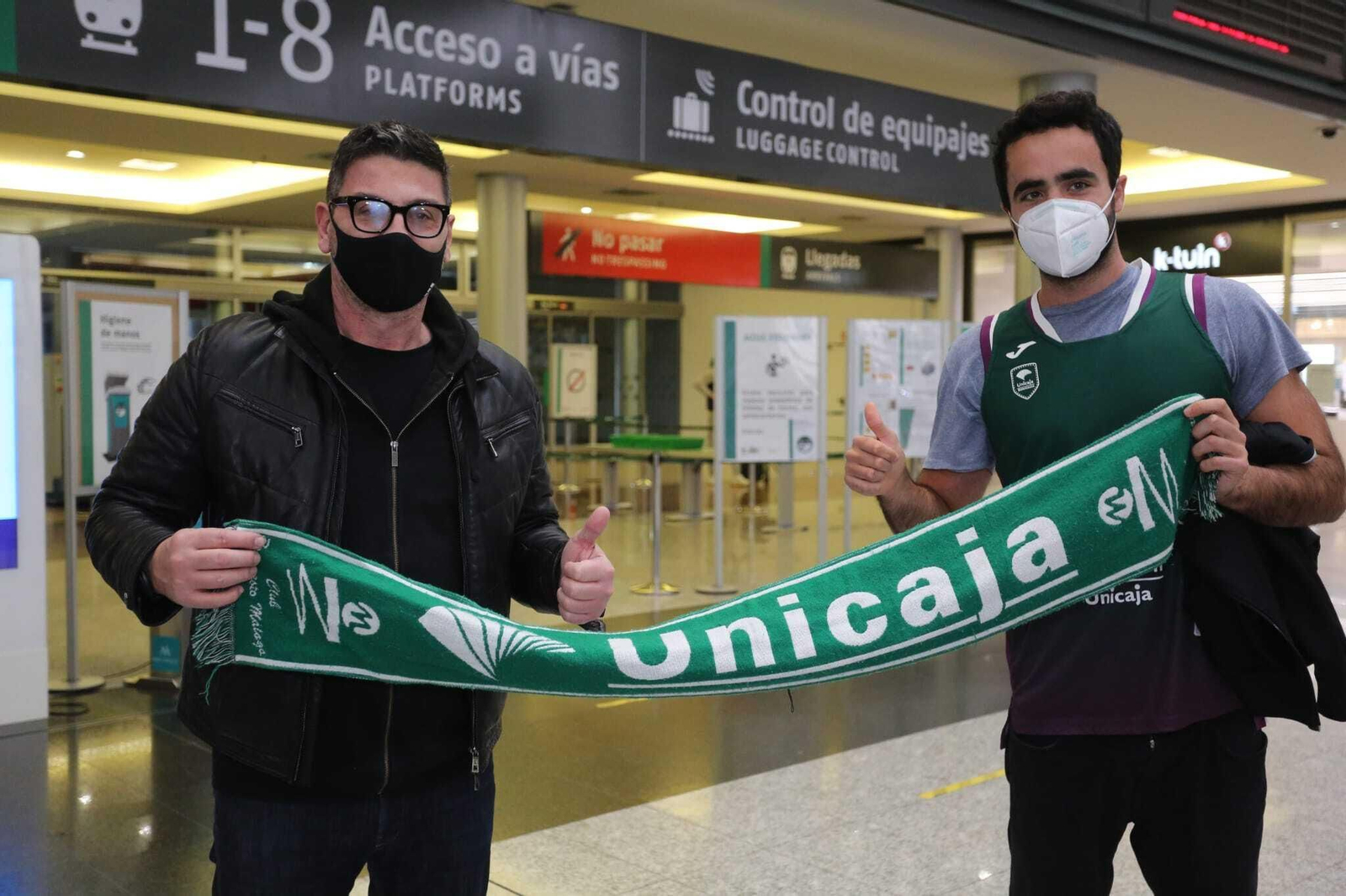 Las fotos de la llegada de Fotis Katsikaris a Málaga