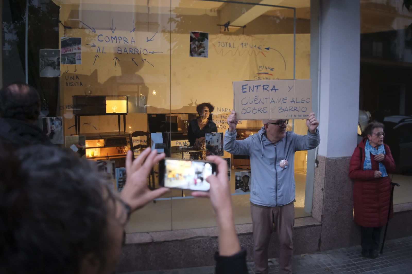 La acción 'Vida al por menor', en imágenes