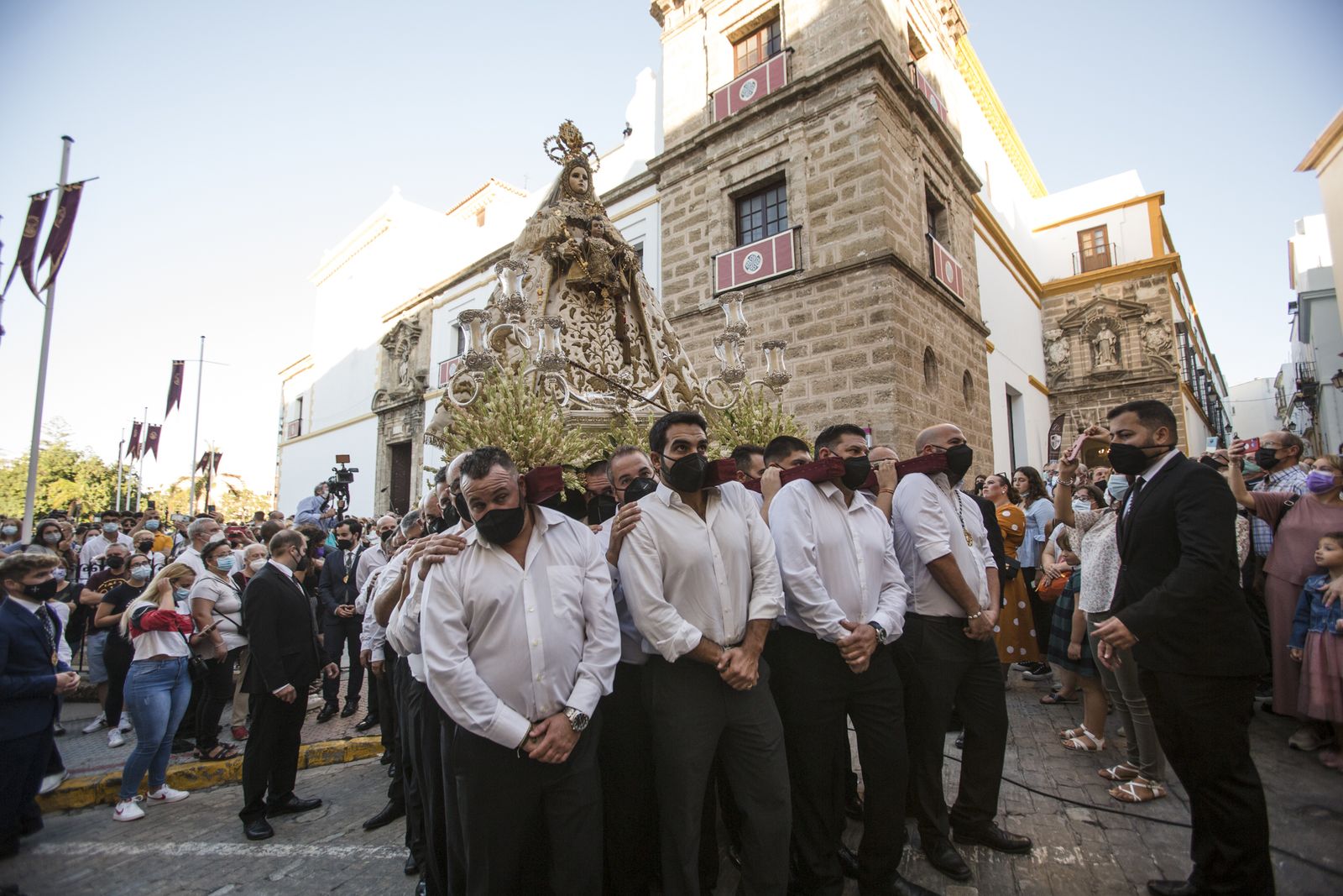 Las imágenes de la procesión de la Virgen del Rosario