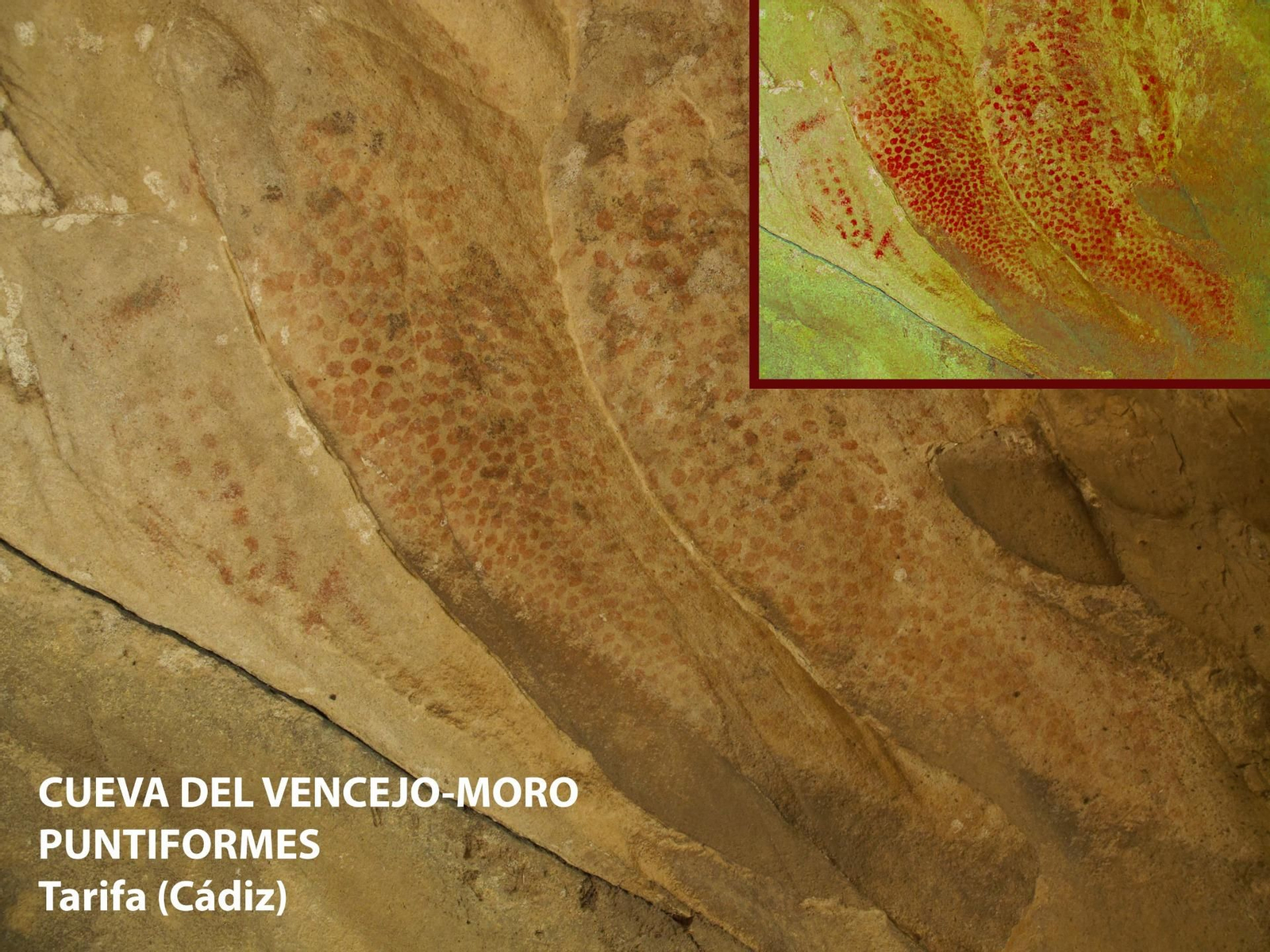 Agrupación de Puntiformes en el Abrigo del Vencejo-Moro, Tarifa.