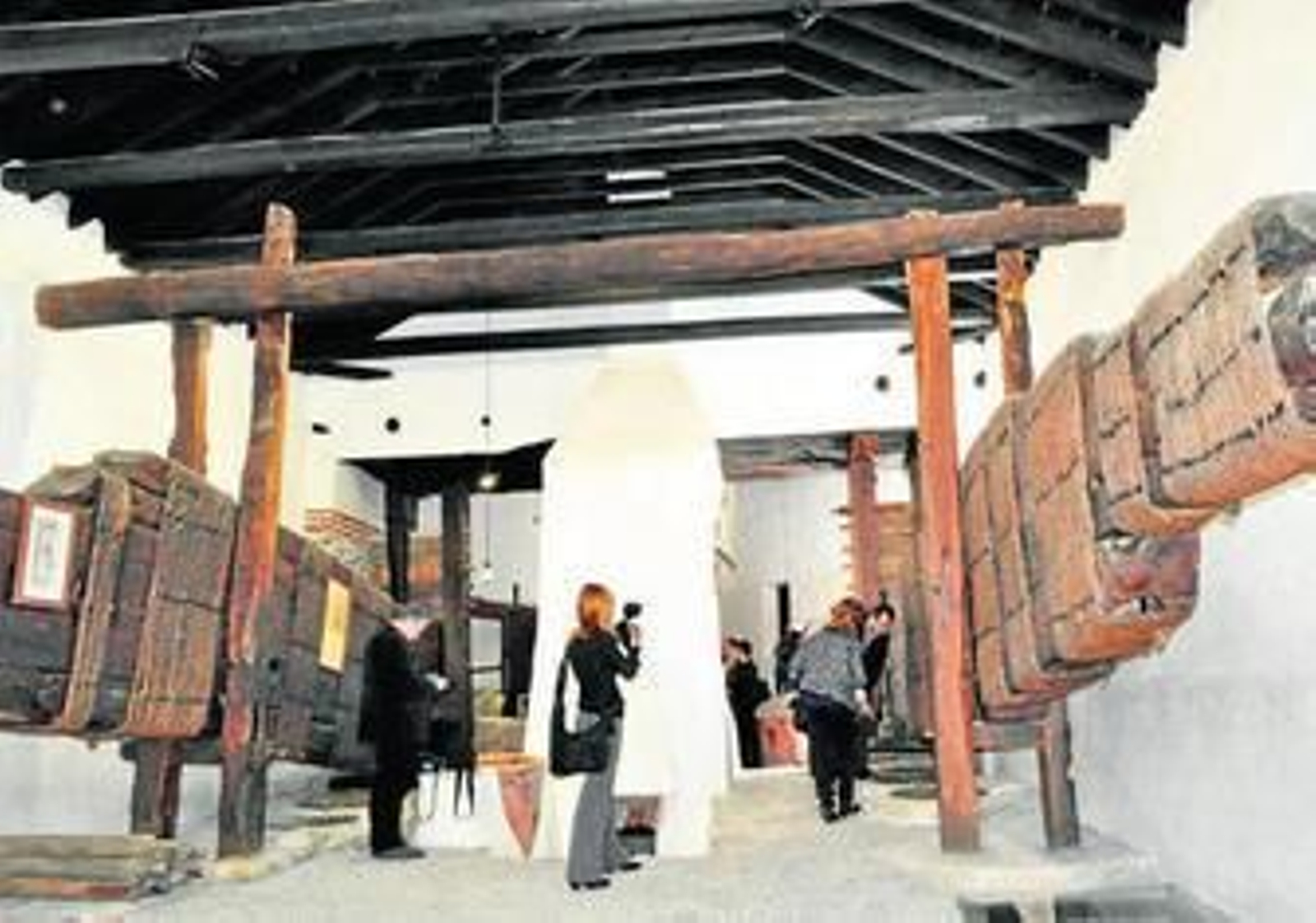 La delegada de Agricultura visitó ayerel nuevo centro de interpretación.