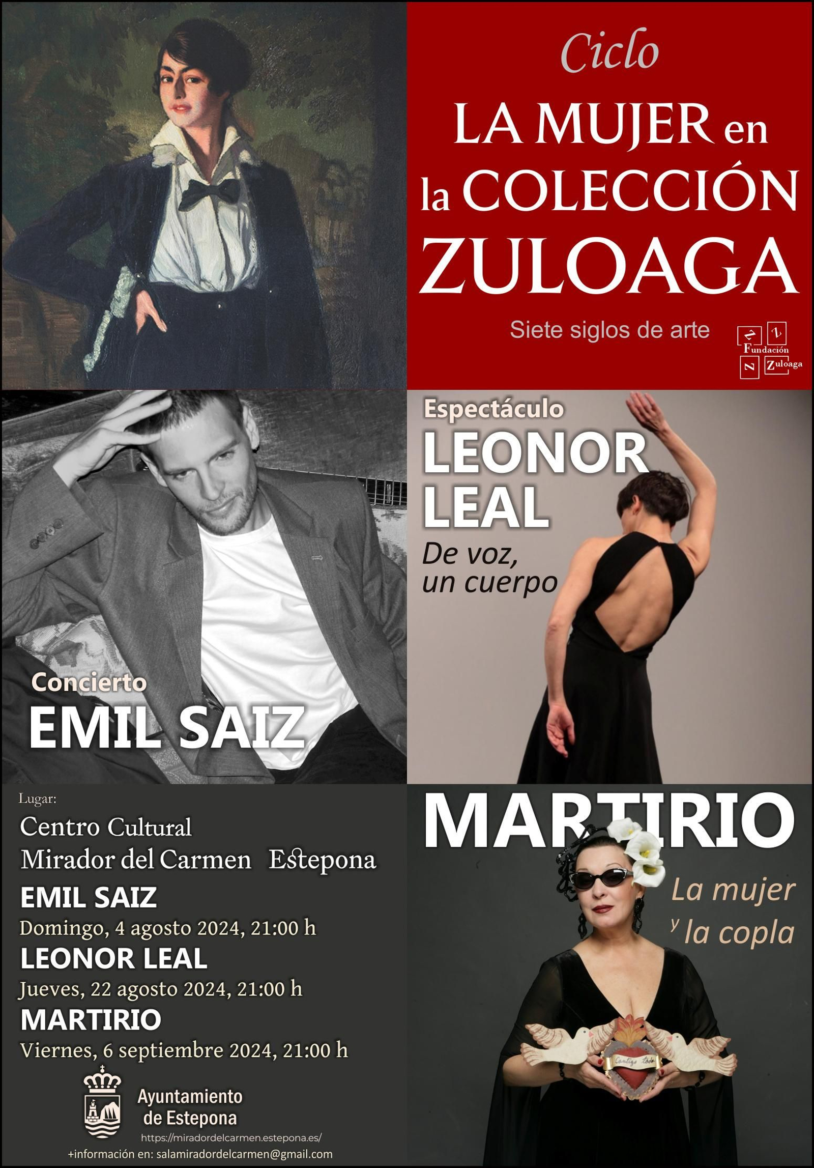 Estepona programa actividades culturales con motivo de la muestra 'La mujer en la colección Zuloaga' Estepona programa actividades culturales con motivo de la muestra 'La mujer en la colección Zuloaga'