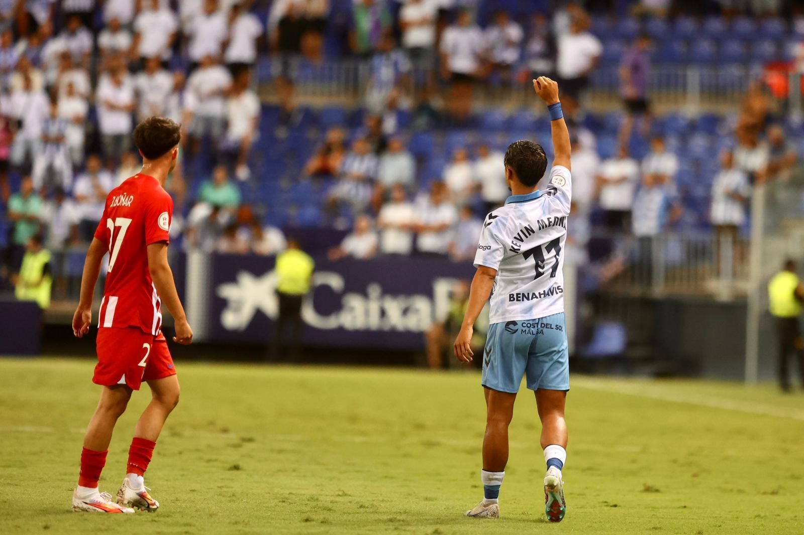 El Málaga CF-Atlético de Madrid B, en fotos