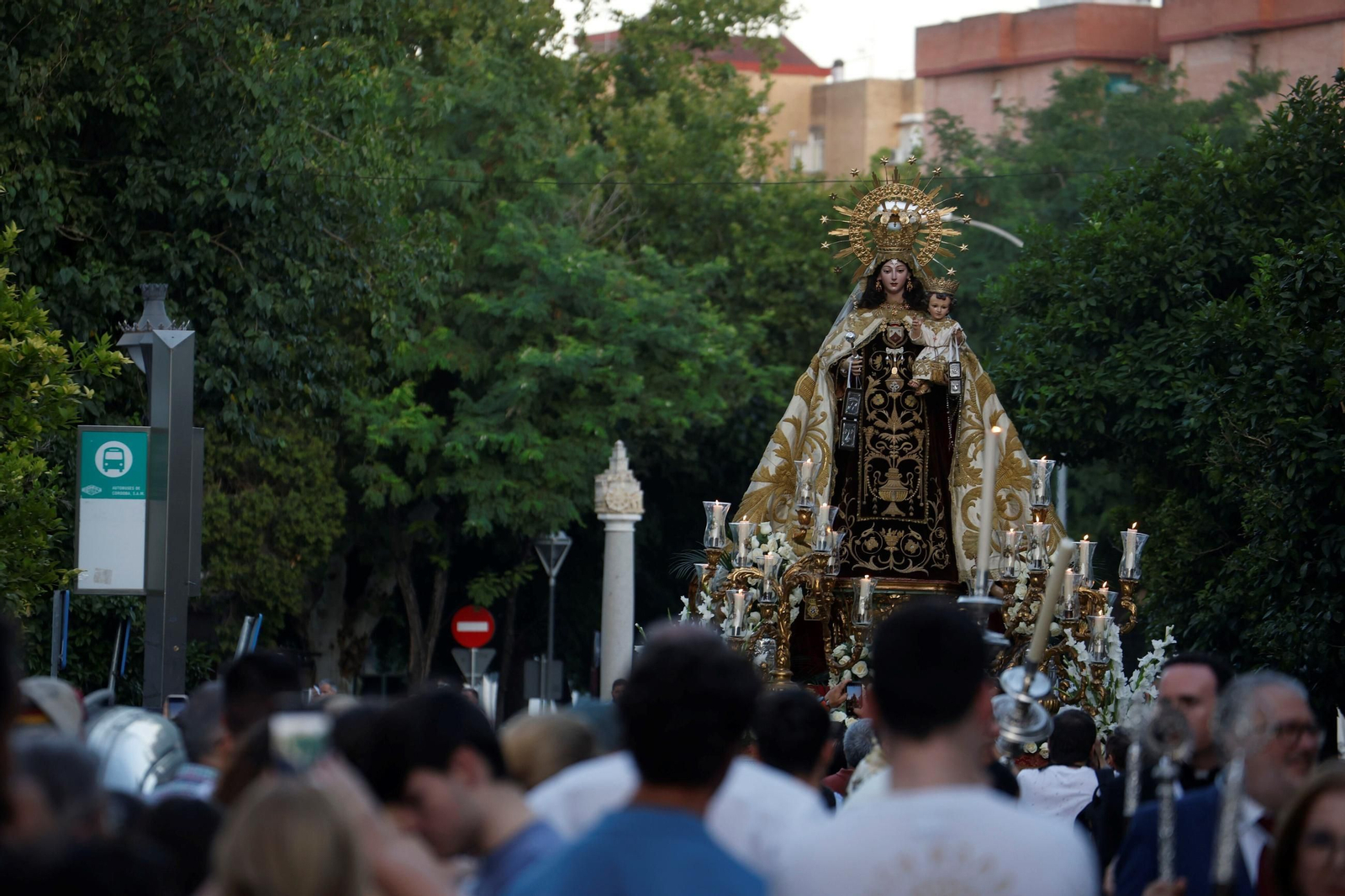 La procesión de la Virgen del Carmen de Puerta Nueva, en imágenes