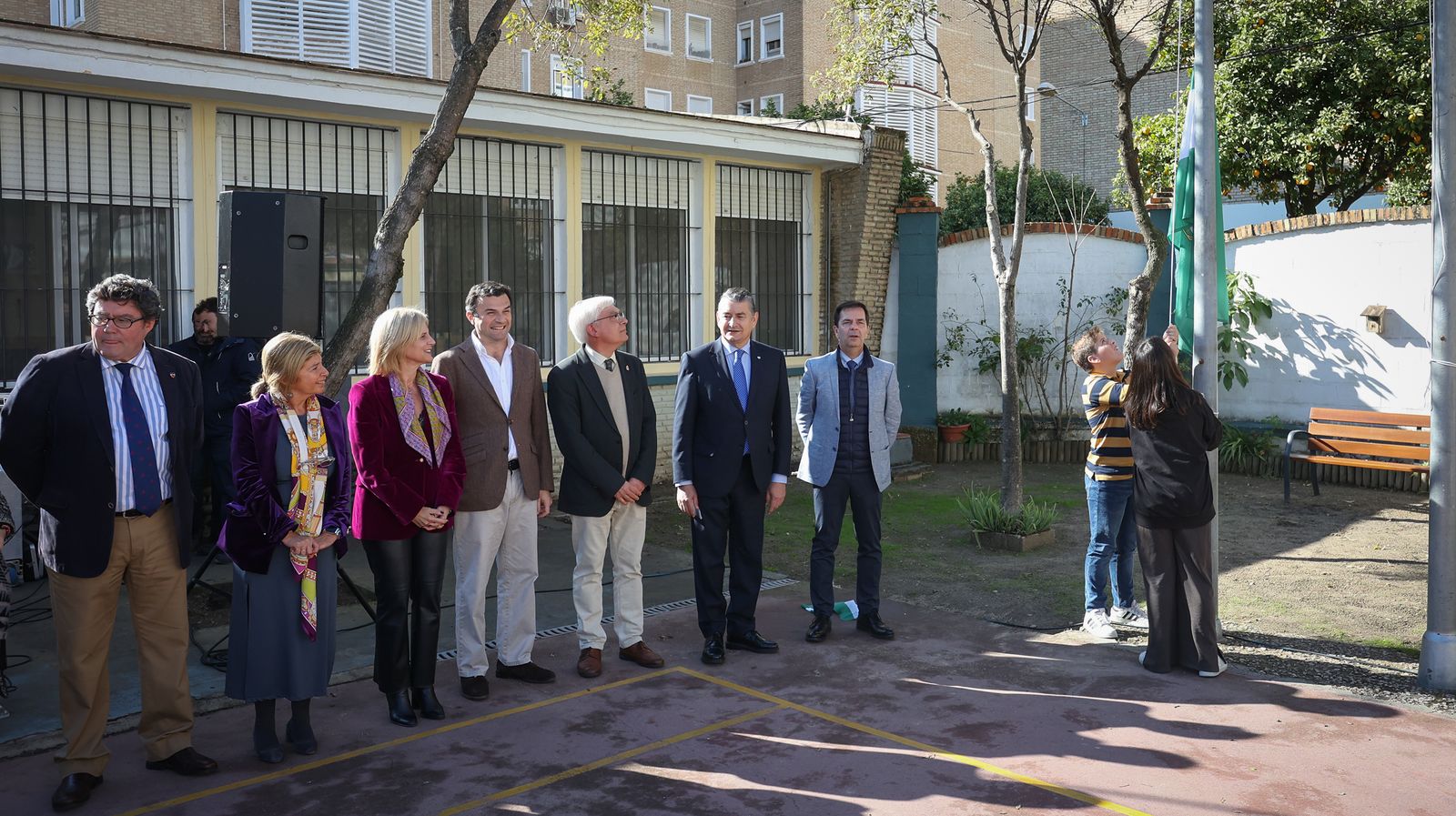 Actos por el Día de la Bandera de Andalucía en CEIP Pío XII