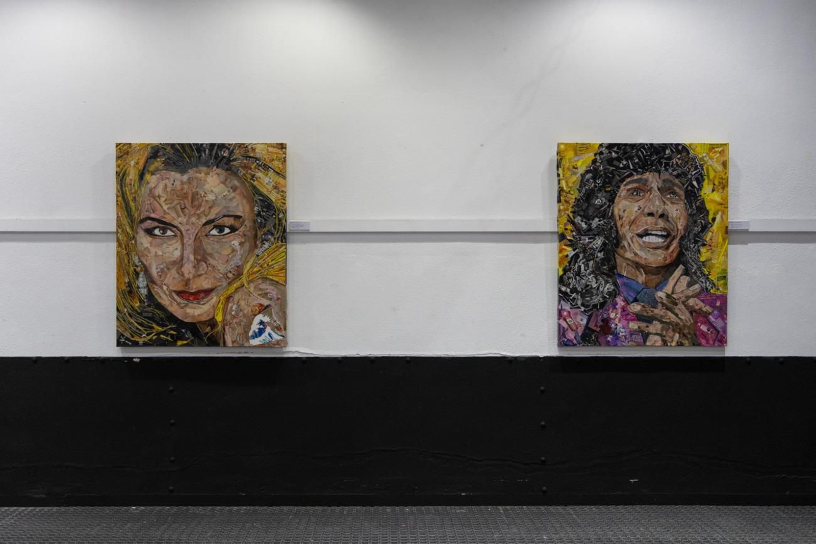 Los personajes más conocidos del "Jaén cultureta" se retratan en los collages de 'Miradas'