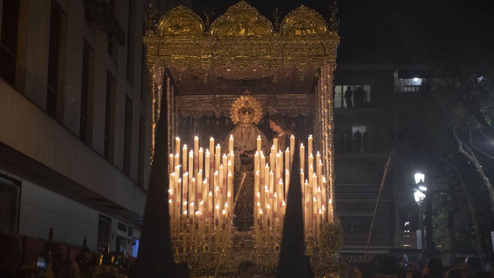 La Virgen de la Concepción llega al palquillo