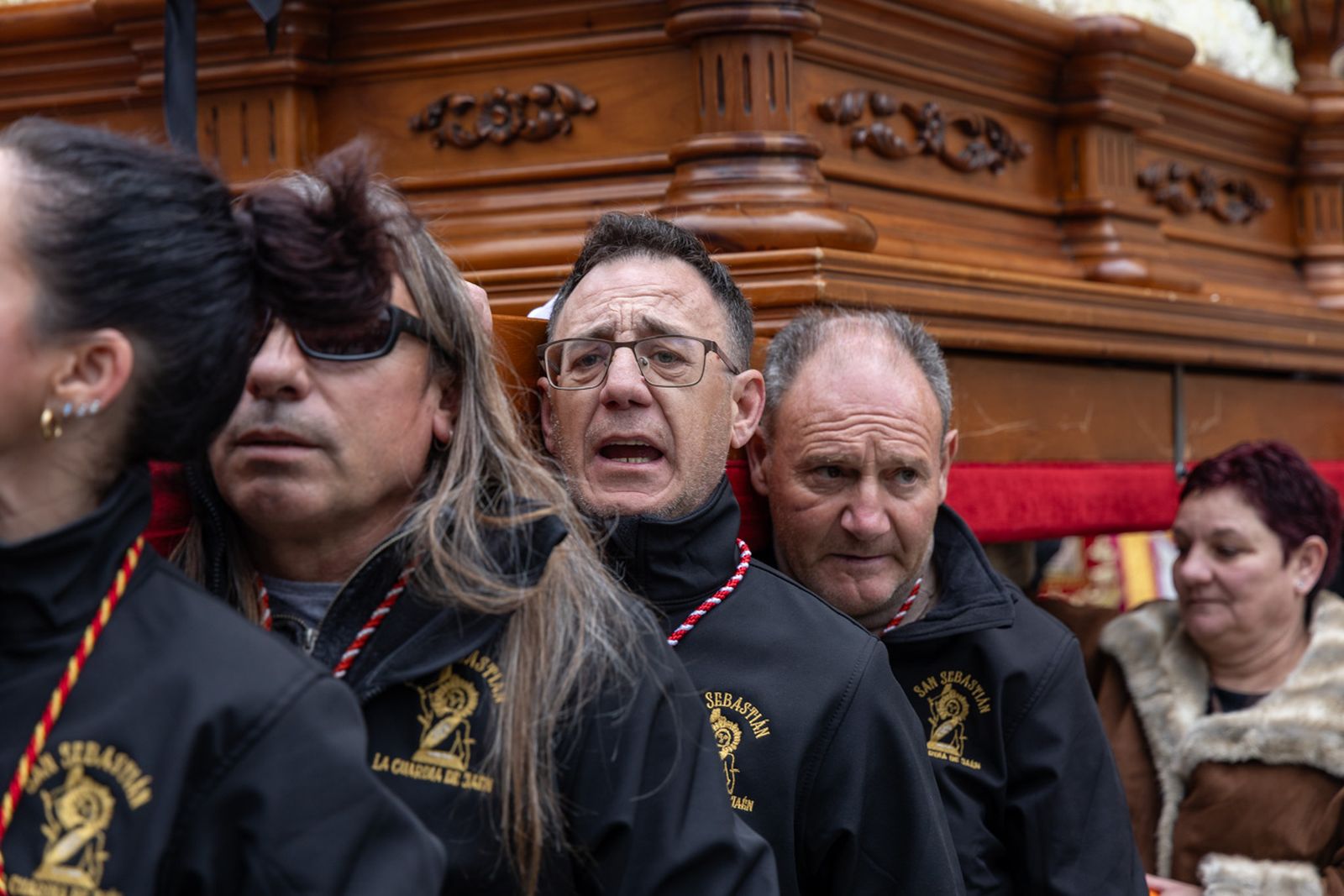 Solemne procesión de San Sebastián en La Guardia de Jaén