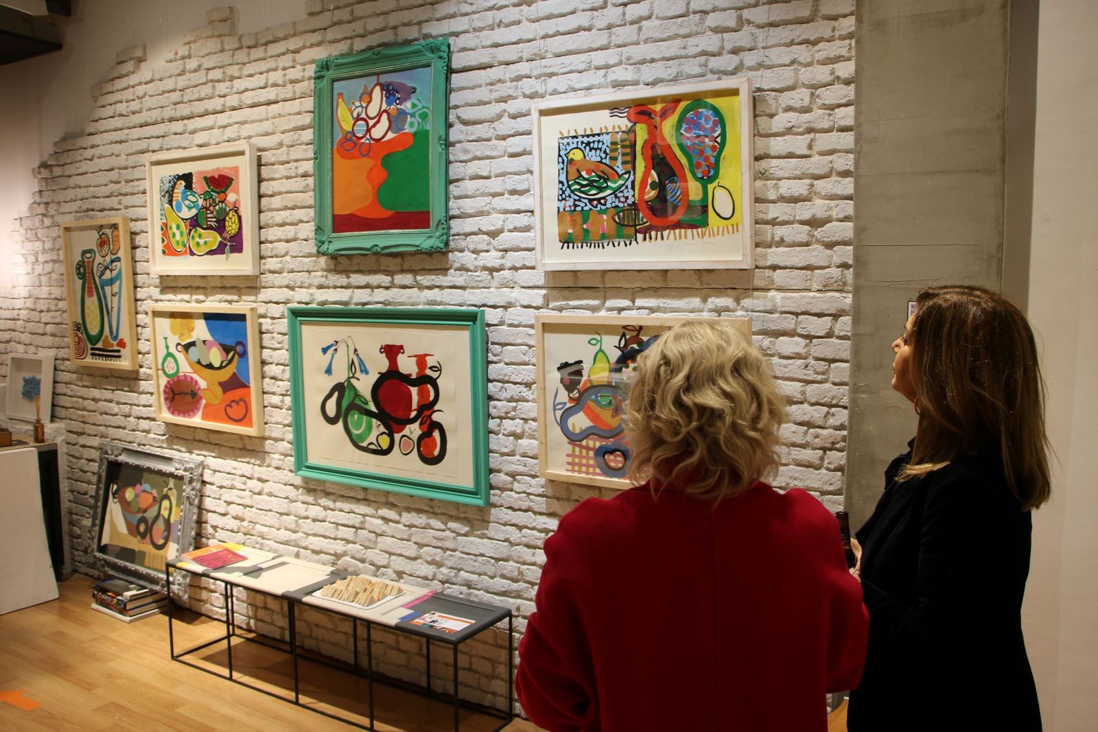 Parte de las obras expuestas en EXZéntrico