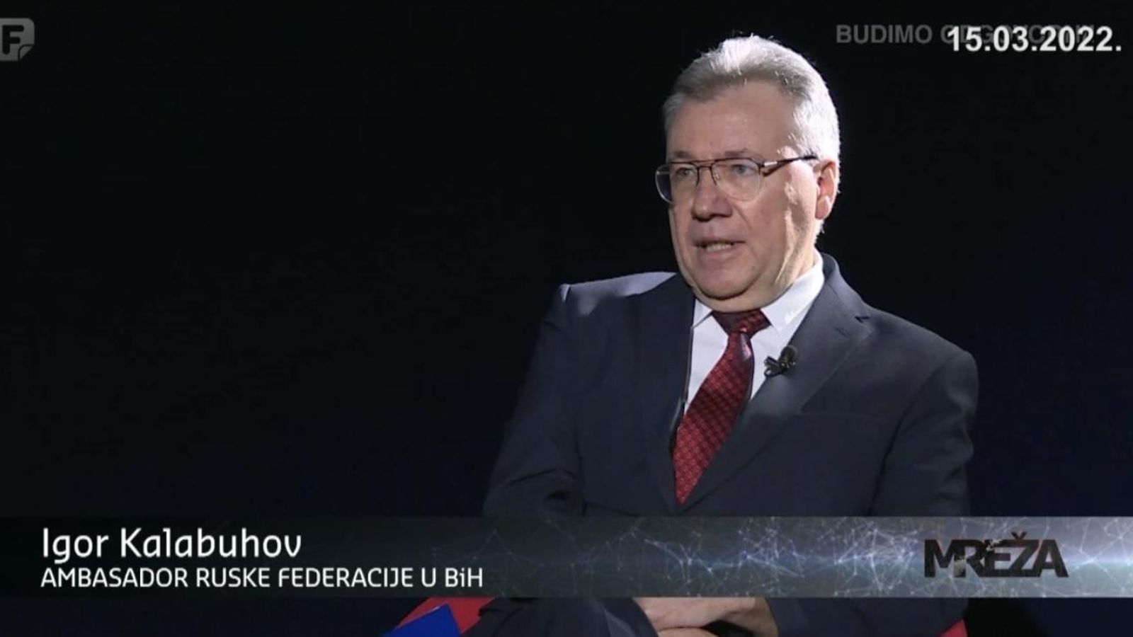 El embajador de Rusia en Bosnia y Herzegovina, Igor Kalbukhov. El embajador de Rusia en Bosnia y Herzegovina, Igor Kalbukhov.