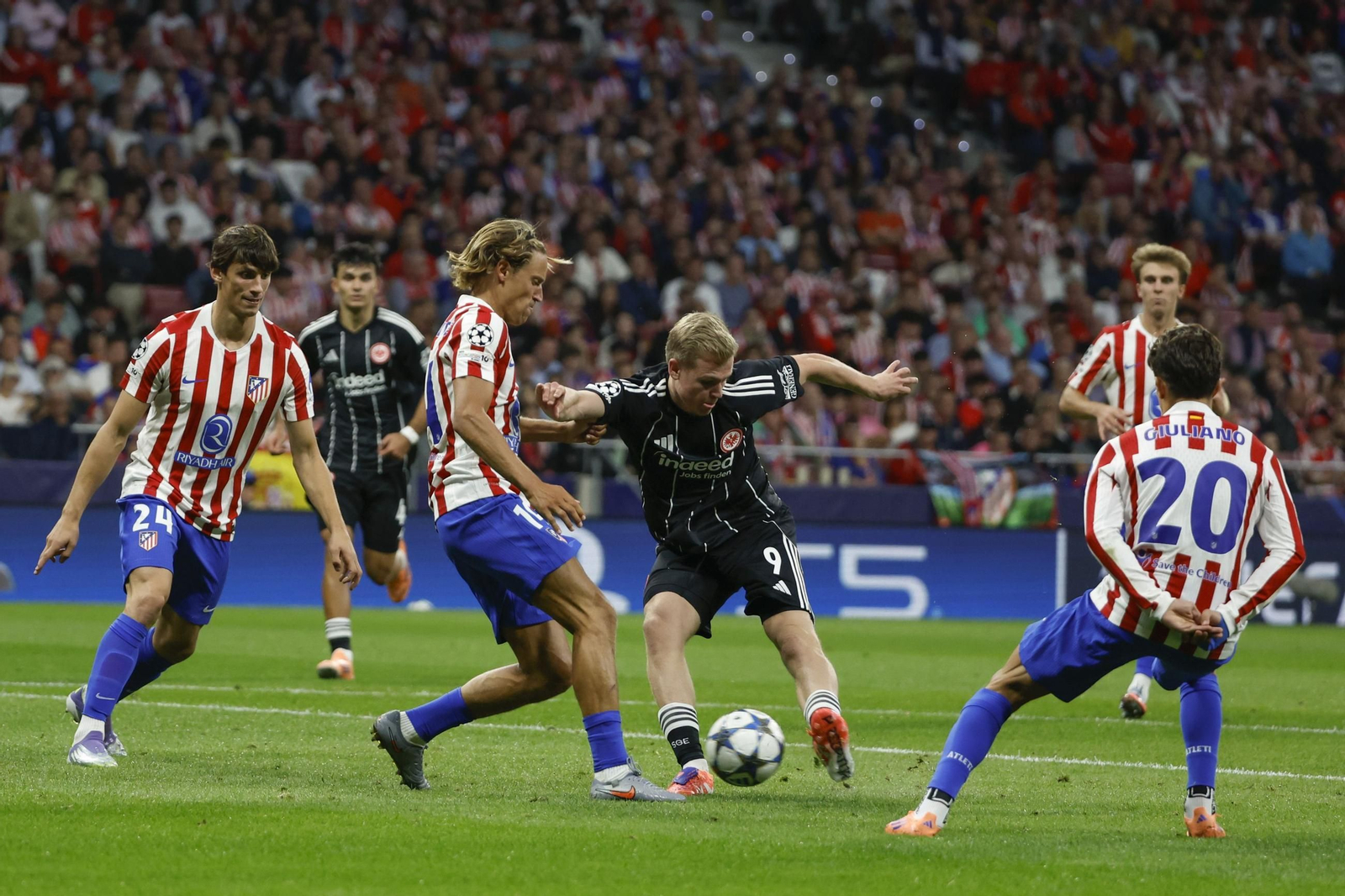 Las fotos del Atlético de Madrid-Eintracht