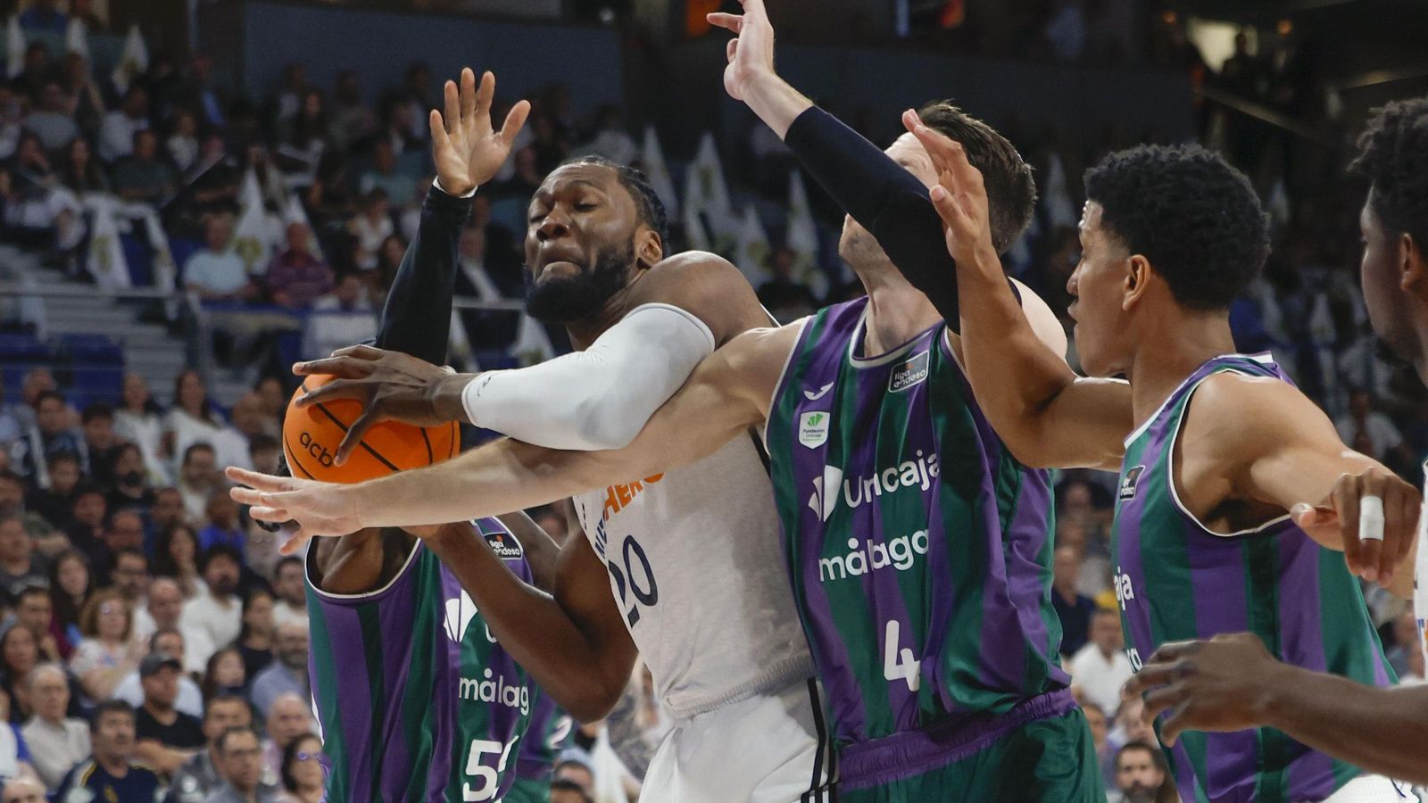 El Real Madrid-Unicaja, en fotos