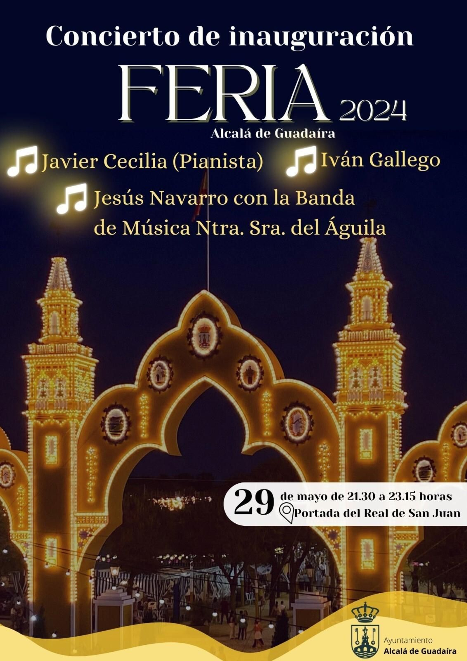 Cartel del alumbrado de la Feria.