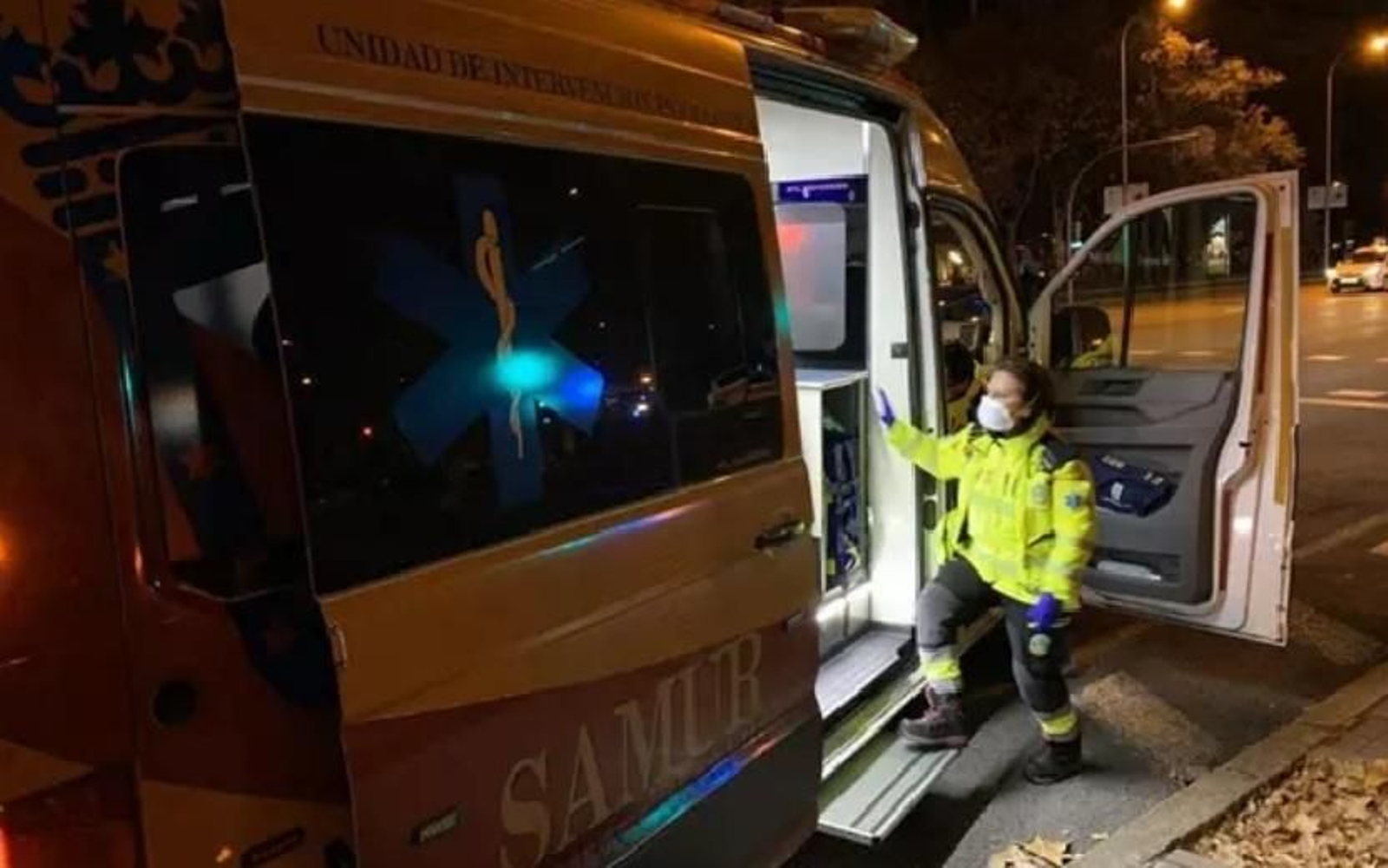 Una ambulancia del SAMUR, en una foto de archivo.