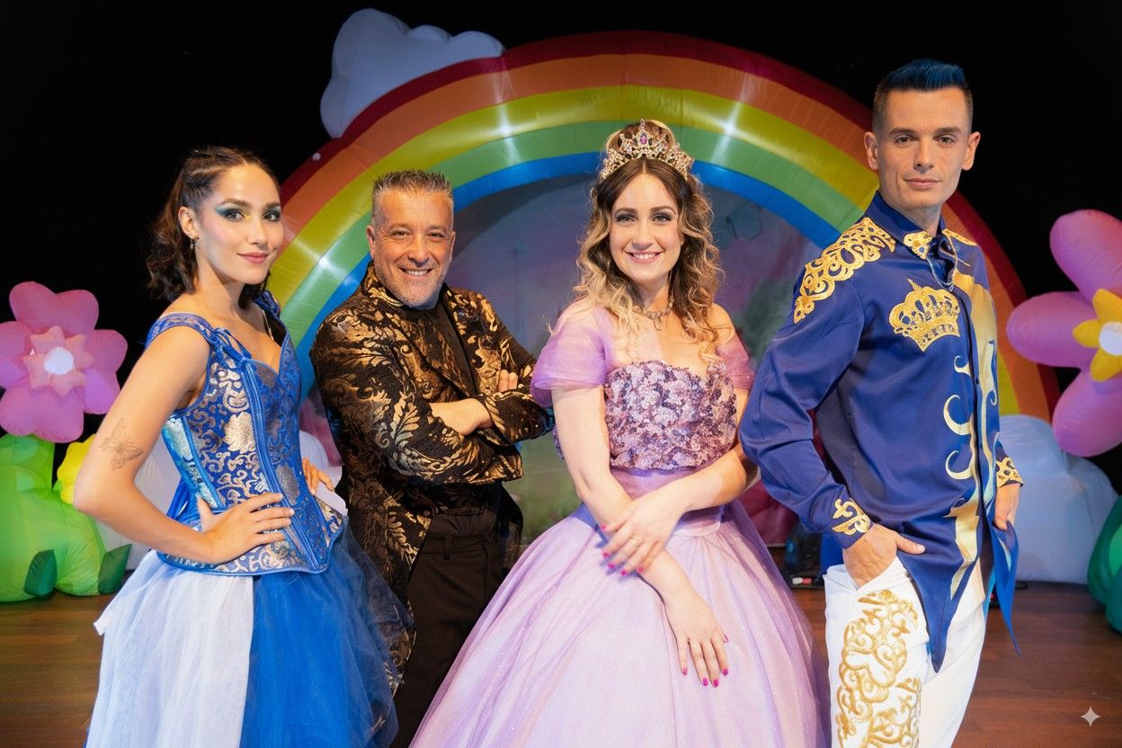 Mireia del primer Operación Triunfo y el Mago Frank en el Auditorio Cartuja