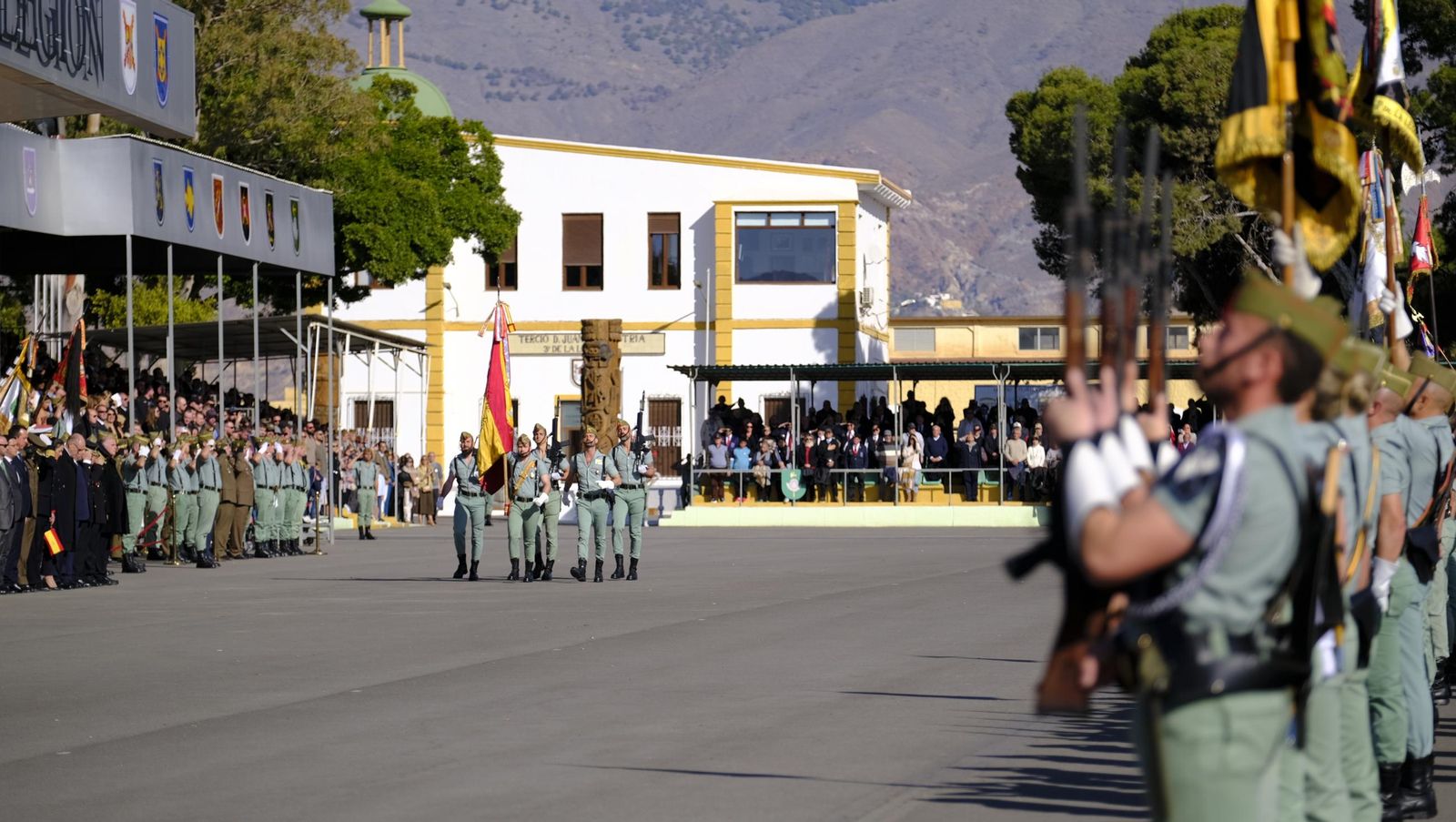 Conmemoración del Combate de Edchera en la Base Álvarez de Sotomayor de La Legión, en imágenes