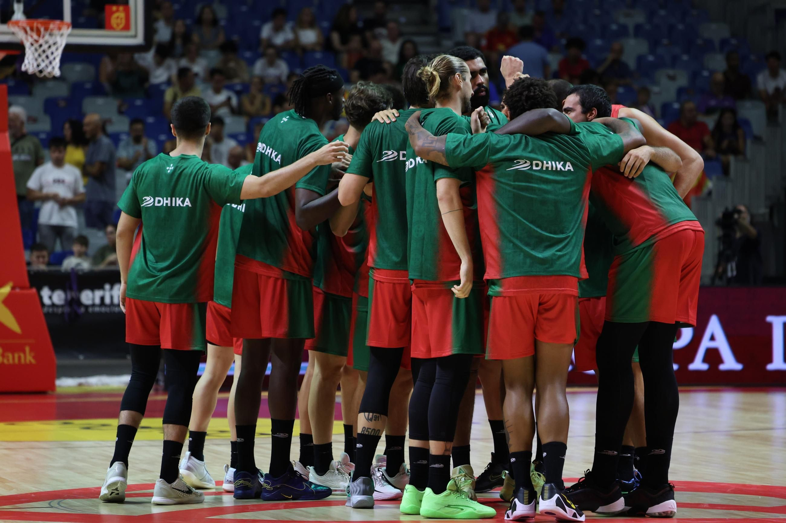 España-Portugal de baloncesto en Málaga, en fotos