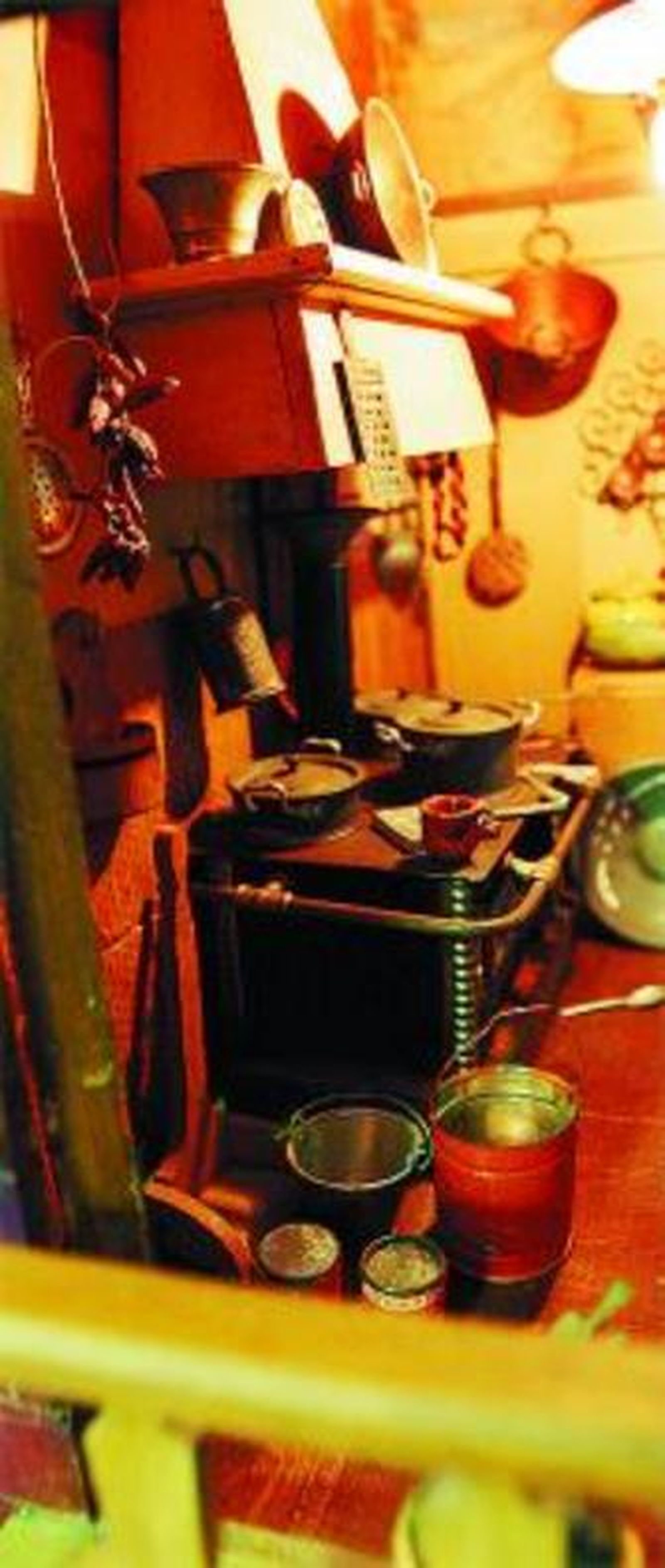 Interior de una casa.