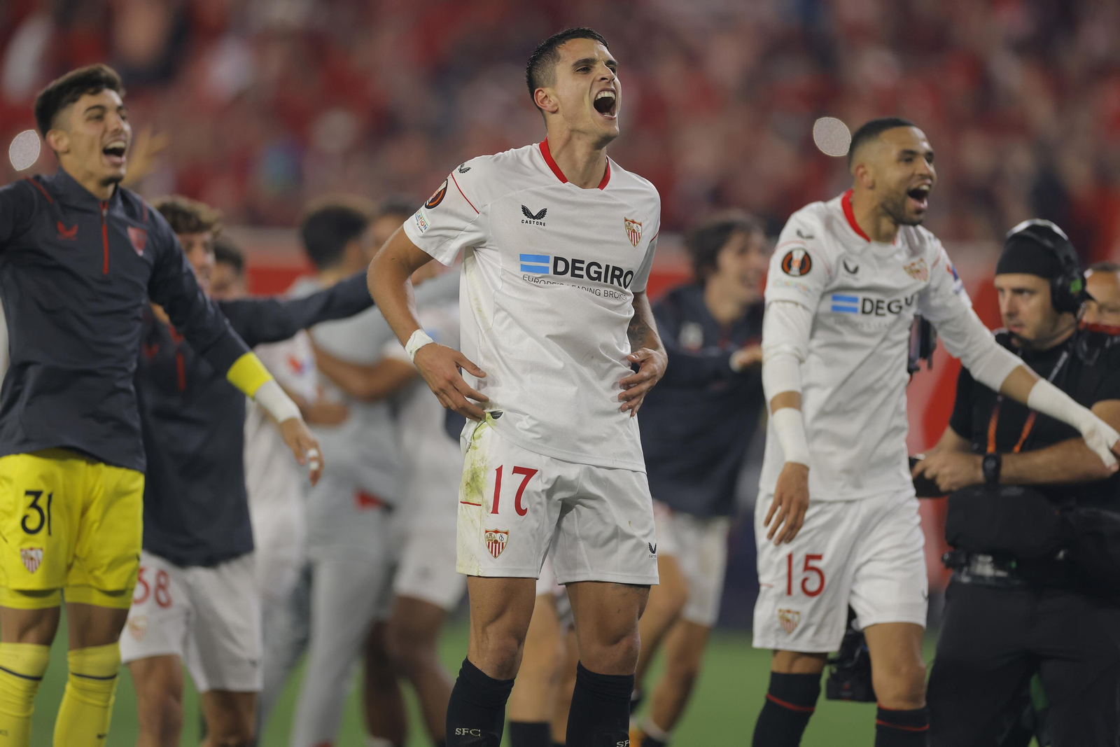 Las imágenes de la celebración del Sevilla fc