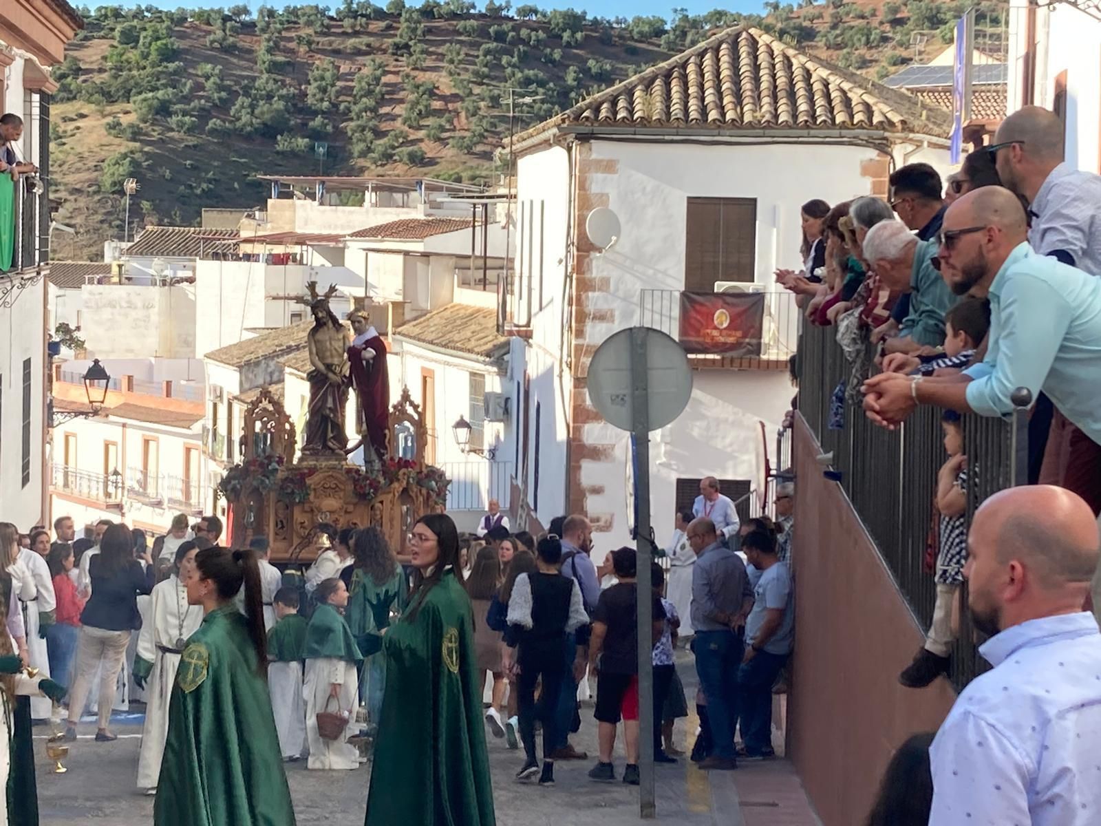 Jueves Santo en Montoro: La Vera Crux, el Imperio Romano y la Flagelación, en imágenes