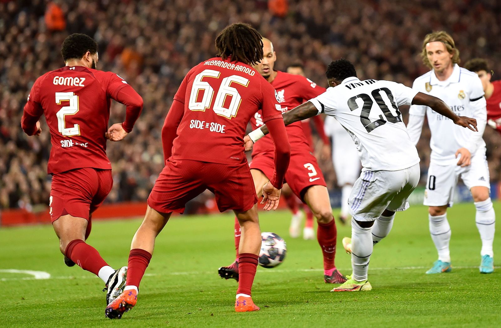 Las fotos de la remontada del Real Madrid al Liverpool