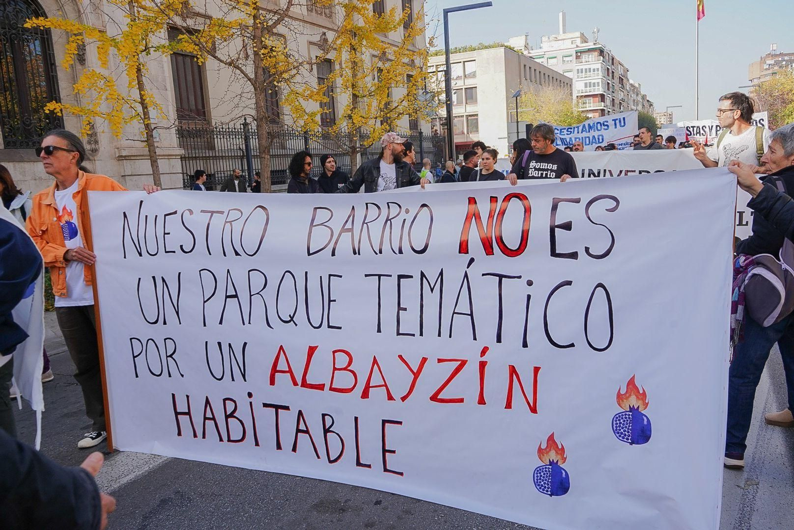 Todas las imágenes de la manifestación de Granada contra el "negocio de la vivienda"