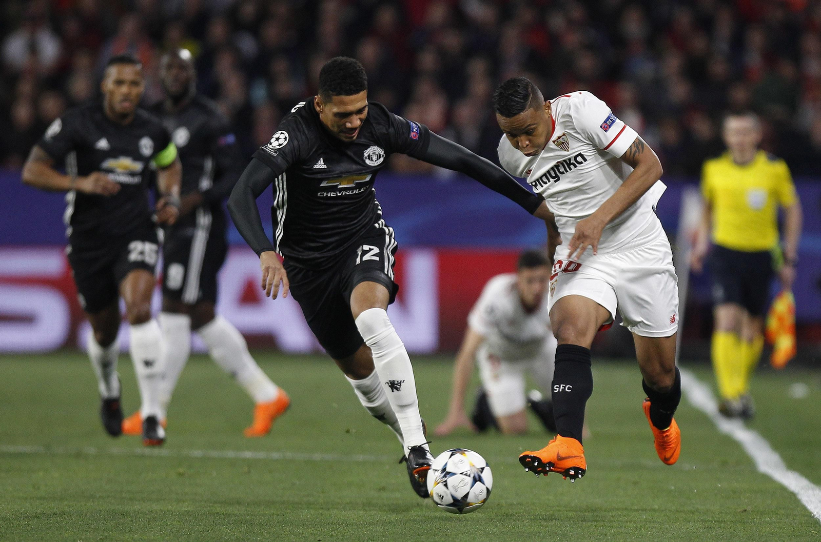 Las imágenes del Sevilla-Manchester United