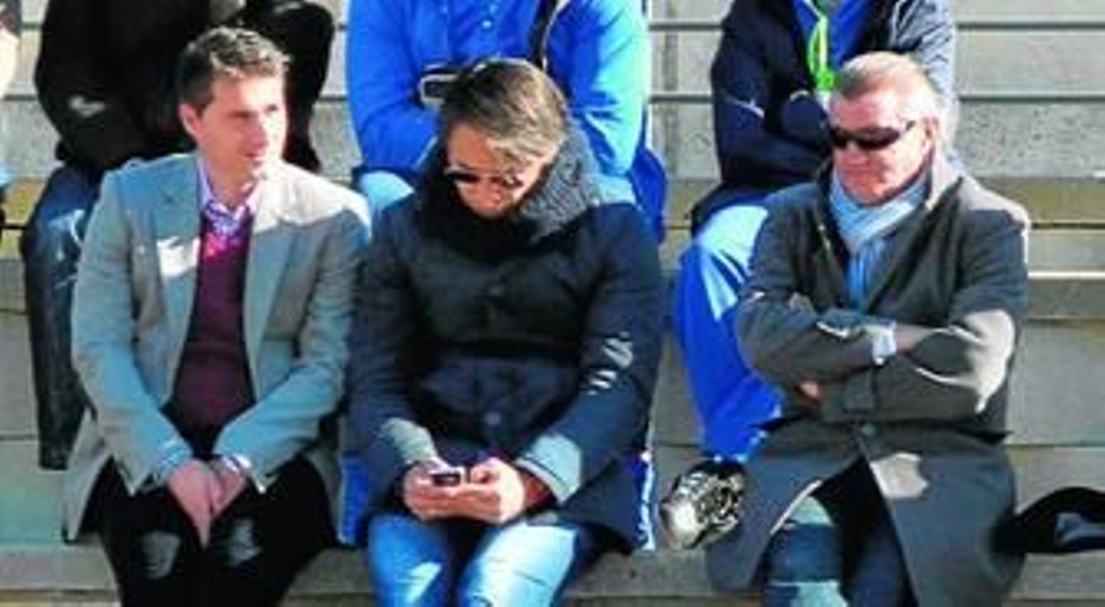 López Ramos, el pasado domingo en Medina, junto a Canito y Antonio Torres.