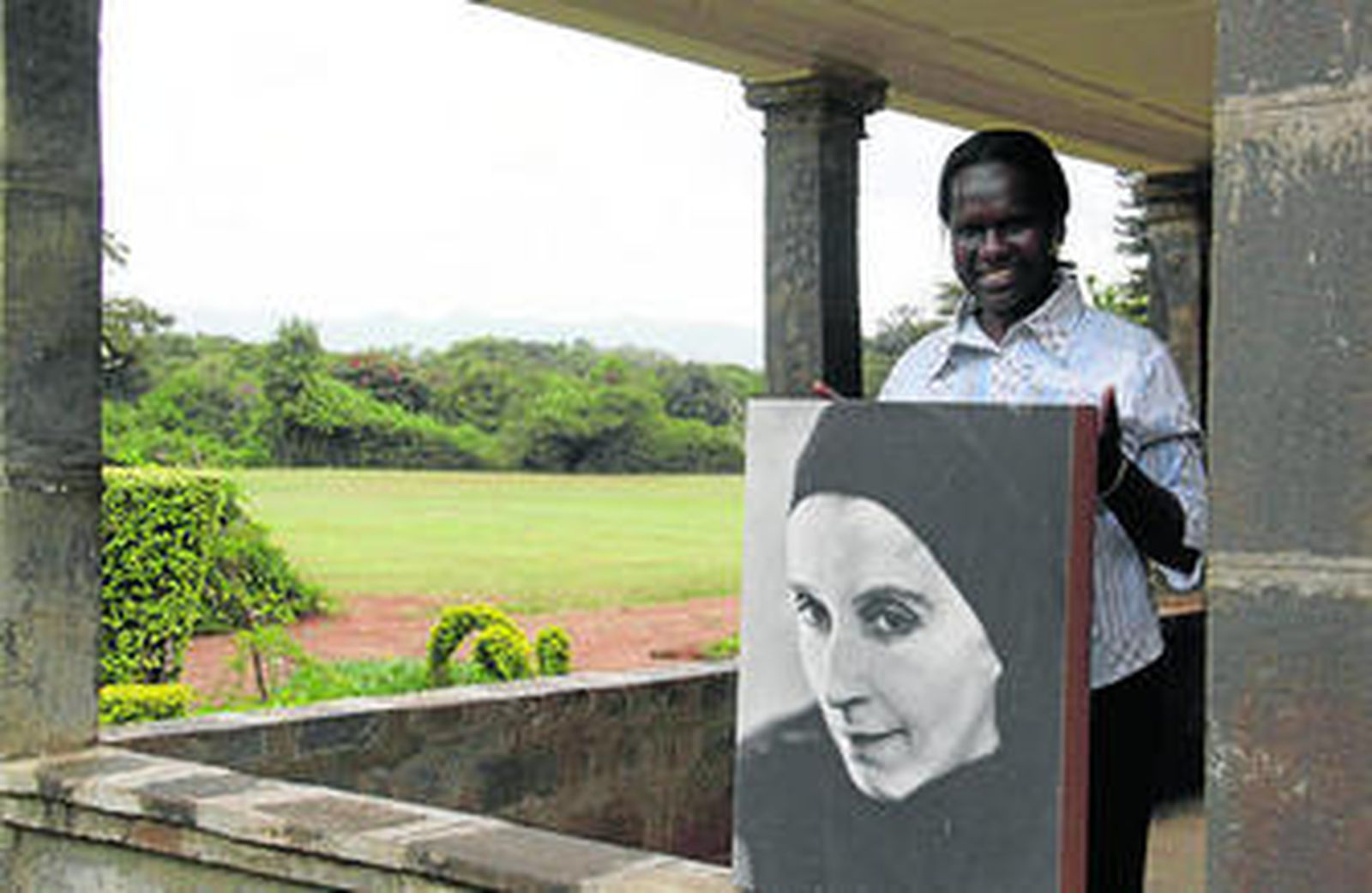 La directora del museo de Karen Blixen, Damaris Rotich.