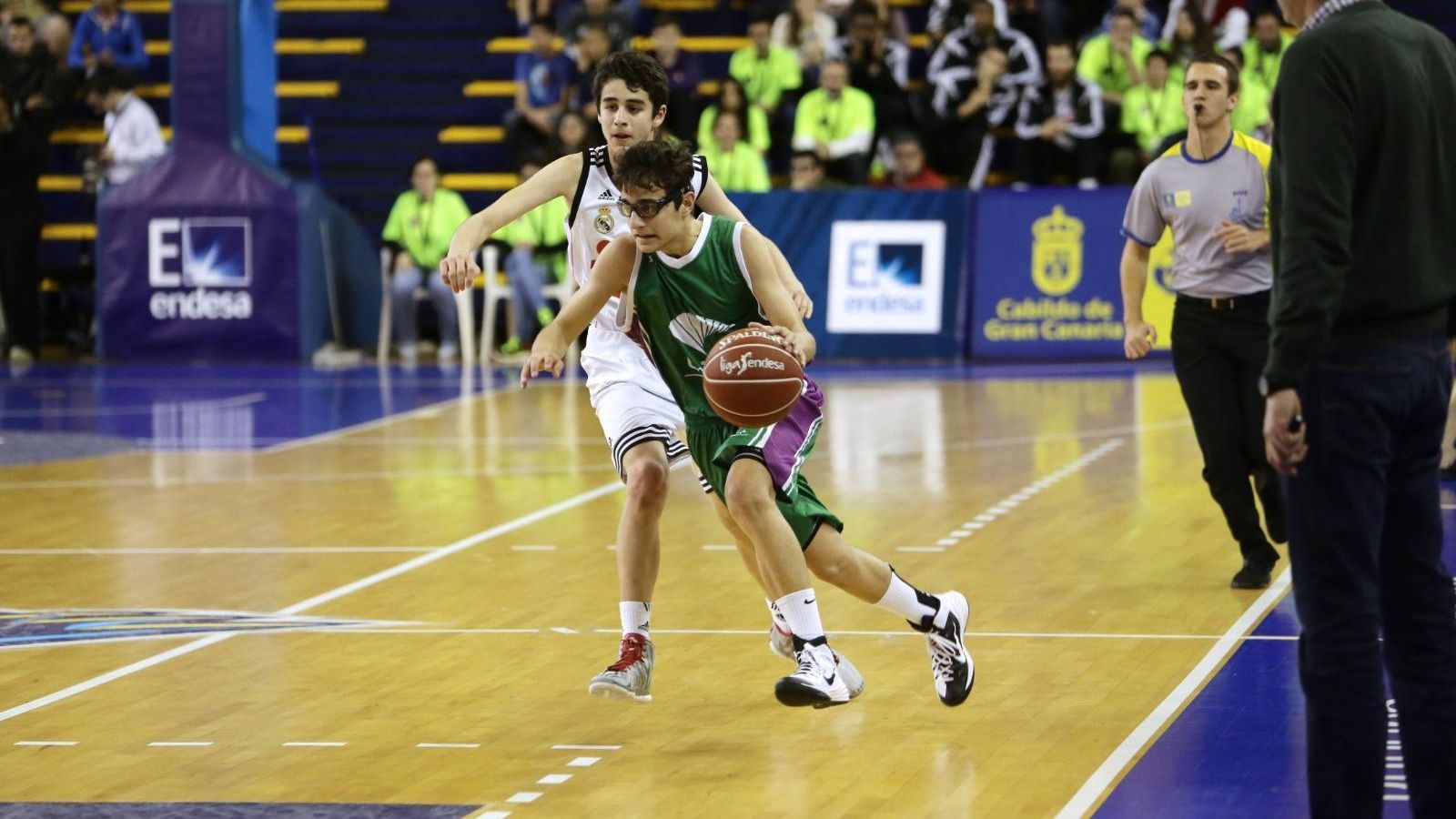 Lucas Muñoz, durante su Minicopa