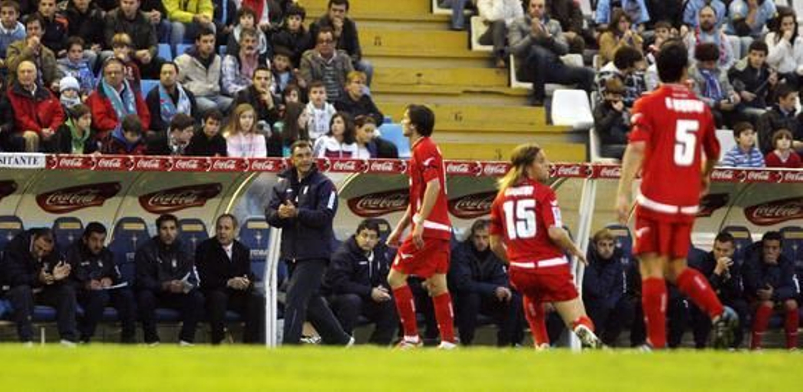 El equipo azulino, que jugó hasta el final con el marcador en contra, consiguió salvar un punto en el último minuto con un gol de Mario Bermejo

Foto: LOF