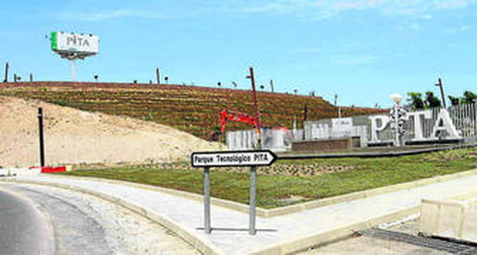 Estado de las obras de la tecnópolis a finales del pasado año.