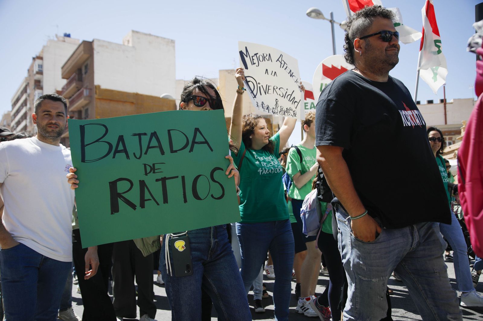 Las imágenes de la HUELGA DOCENTE de Almería