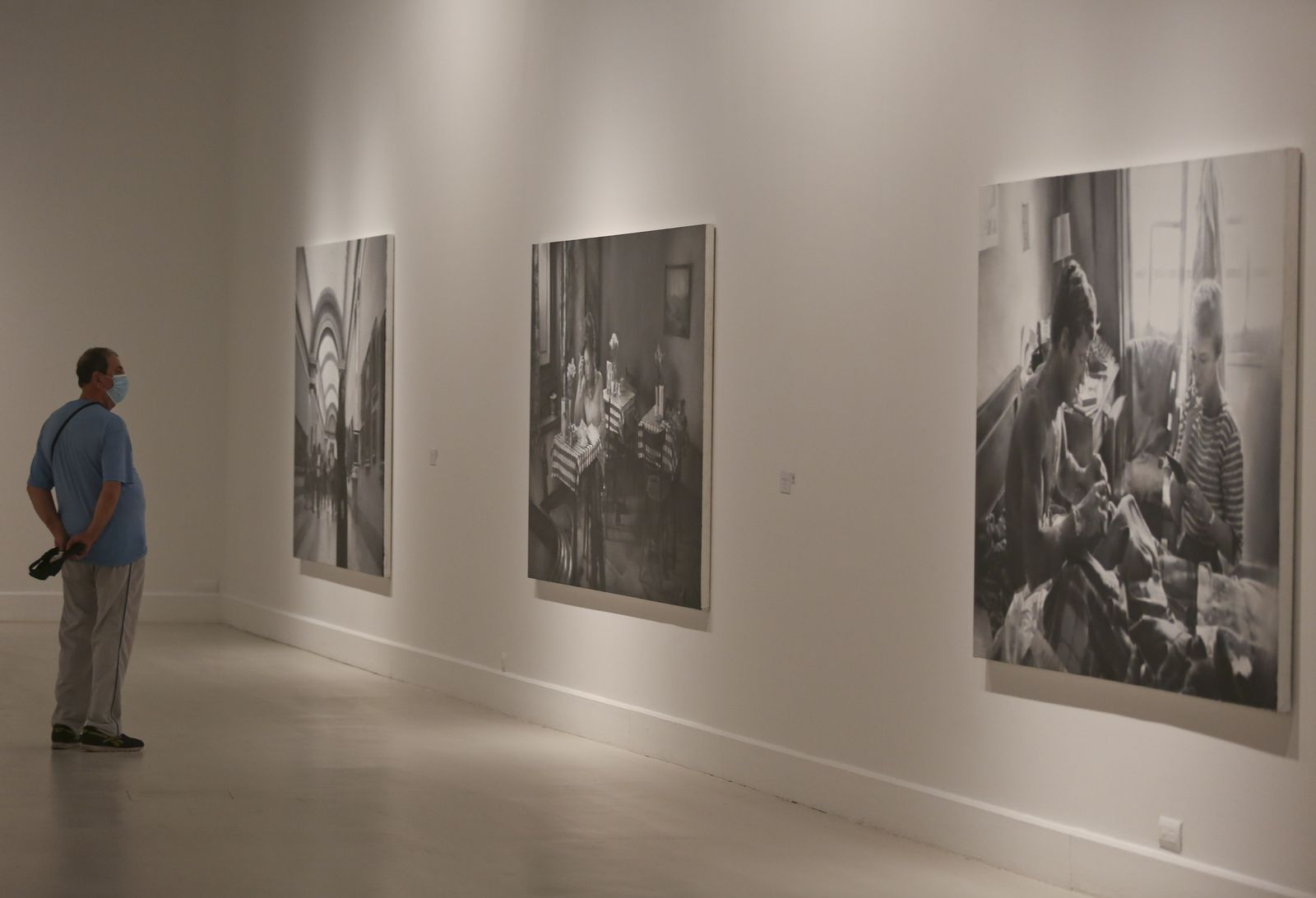 Las fotos del (tímido) reencuentro con los museos en Málaga