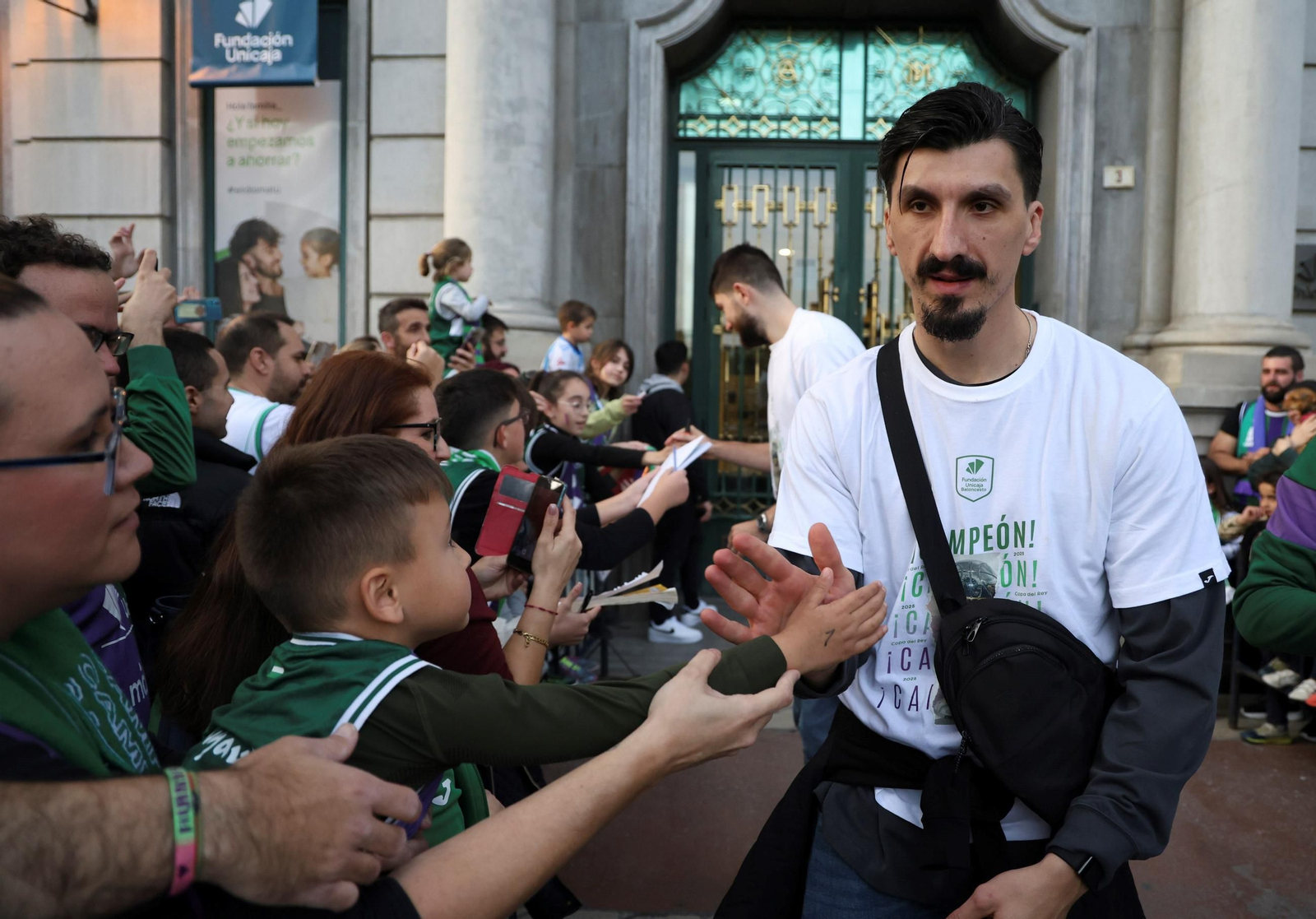 Nihad Djedovic, en la celebración de la Copa.