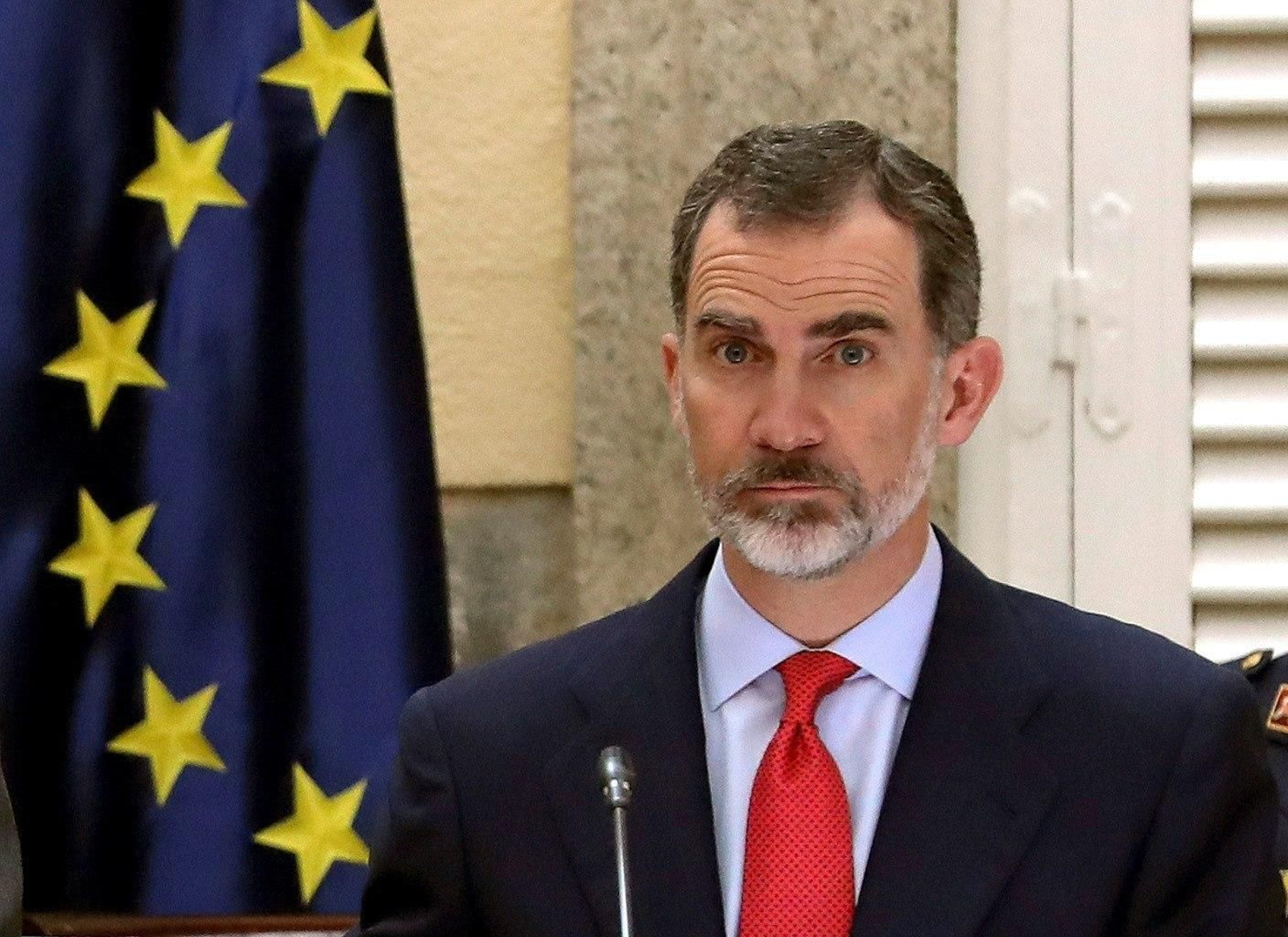 Felipe VI en un acto institucional.