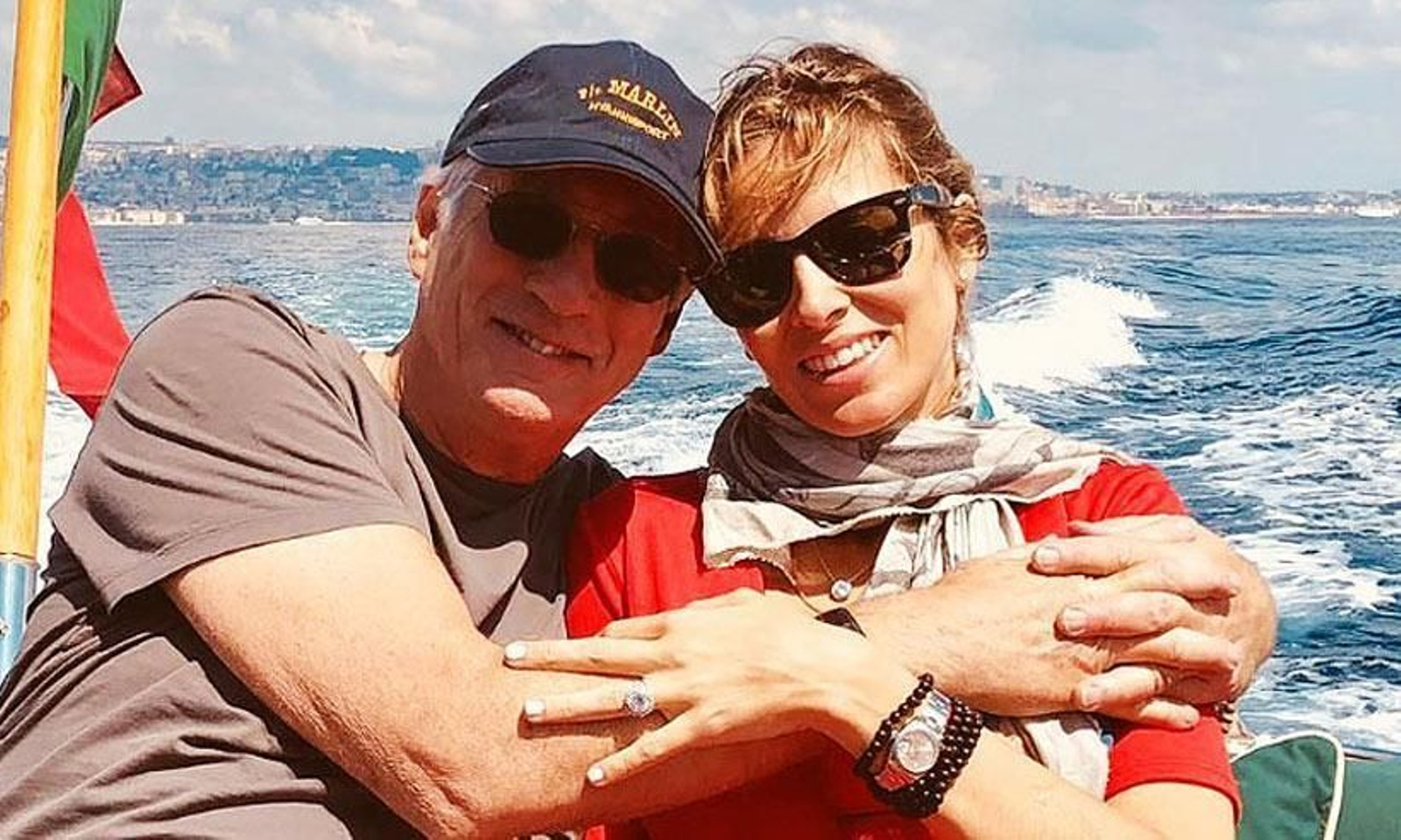 Richard Gere, con su esposa, la española Alejandra Silva