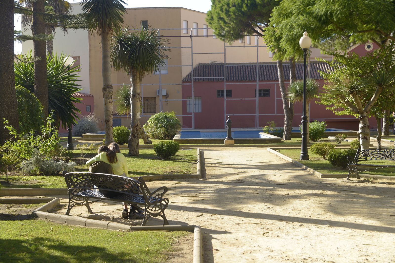 Fotos de los jardines Saccone en La Línea