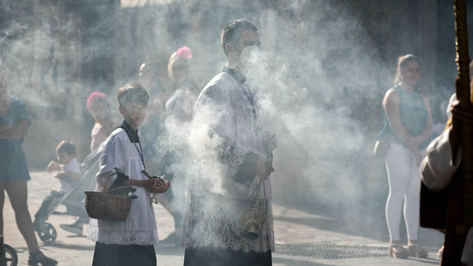 Las fotos de la procesión del Corpus Christi en La Línea