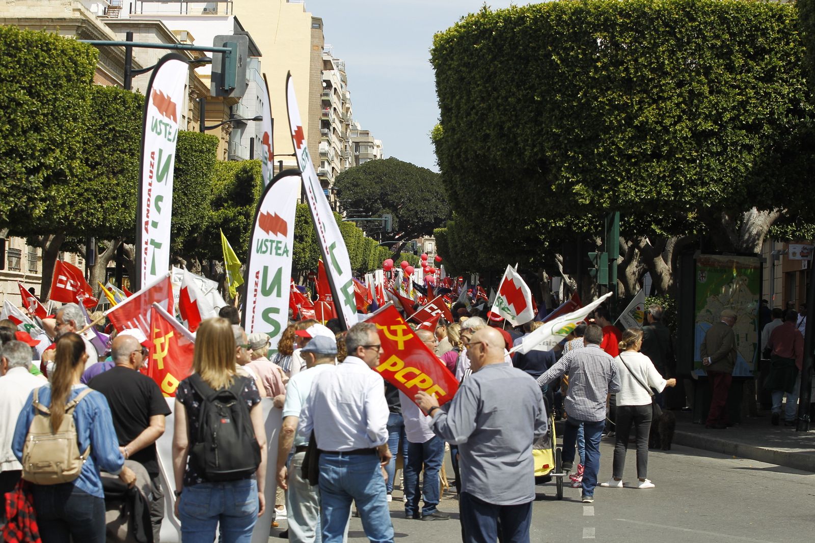 Fotogalería Manifestación del Primero de Mayo. Día Internacional de los Trabajadores. Almería