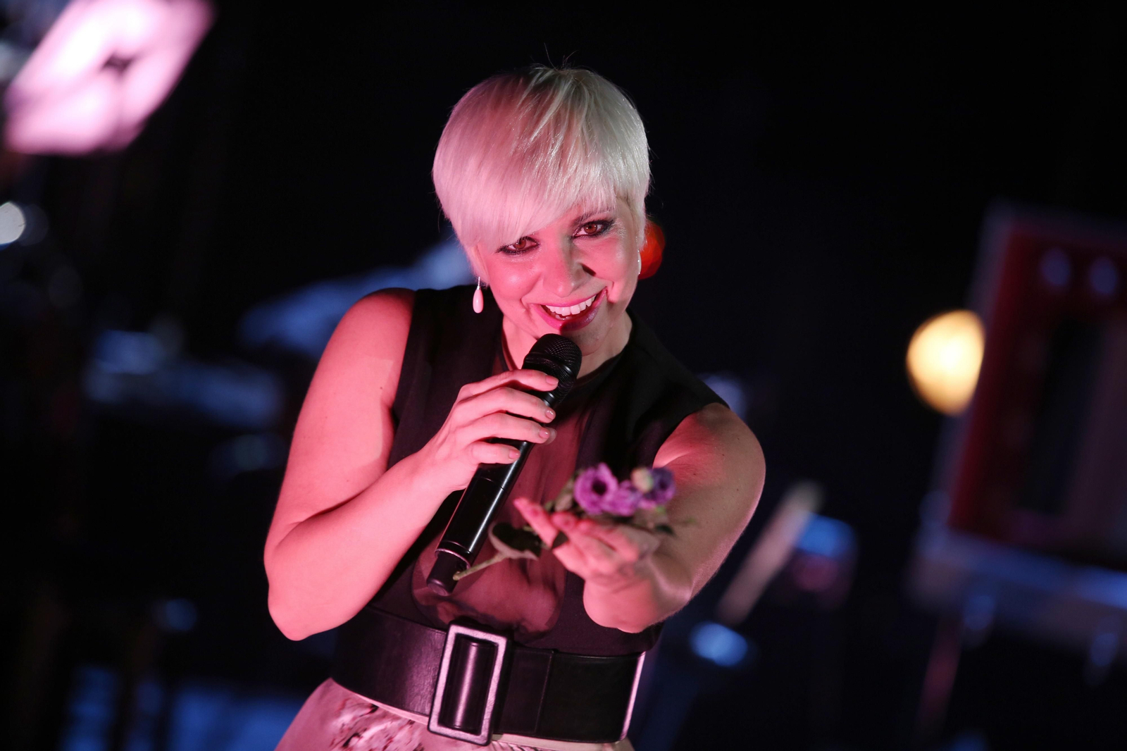 Pasión Vega, en su concierto de esta noche en el Cervantes.