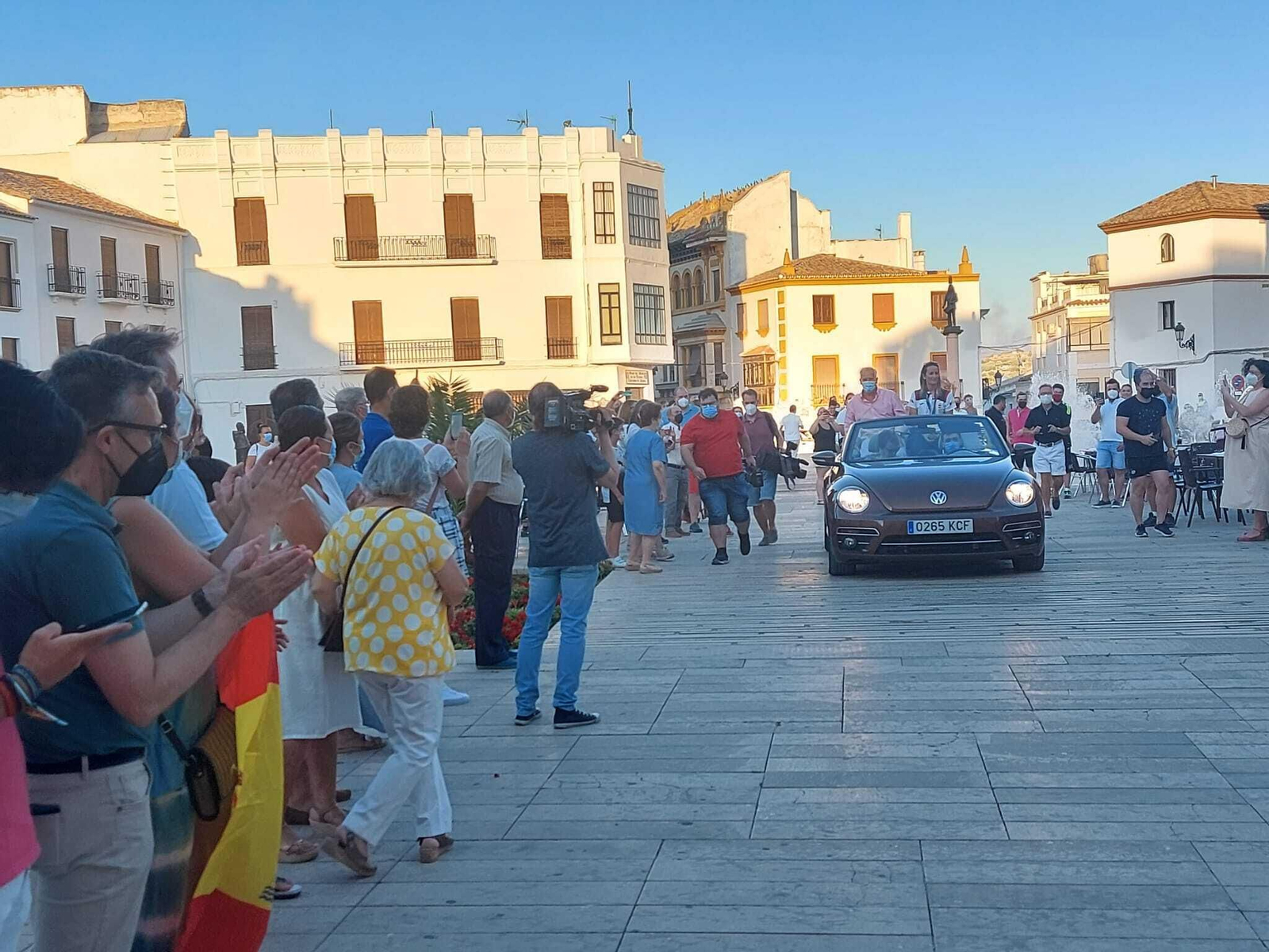 Las imágenes del homenaje a Fátima Gálvez en Baena tras su oro olímpico en Tokio