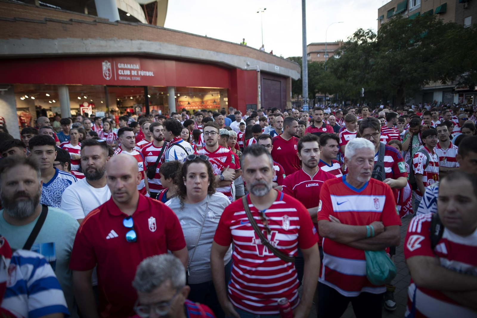 Las mejores imágenes de la manifestación en el Nuevo Los Cármenes